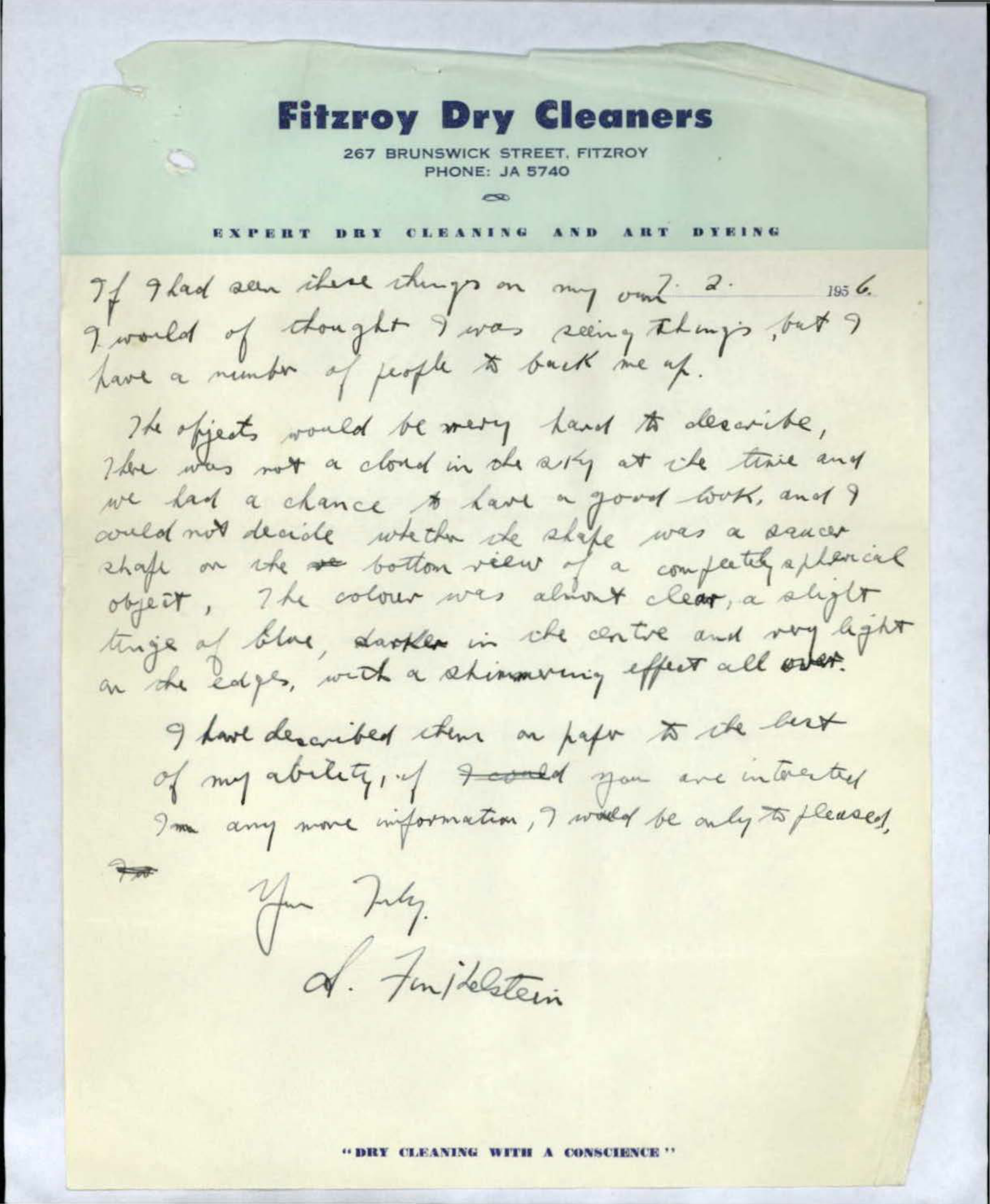 Australia Ufo Disclosure 06, 162P File A703 580 1 1 Part 1 645649