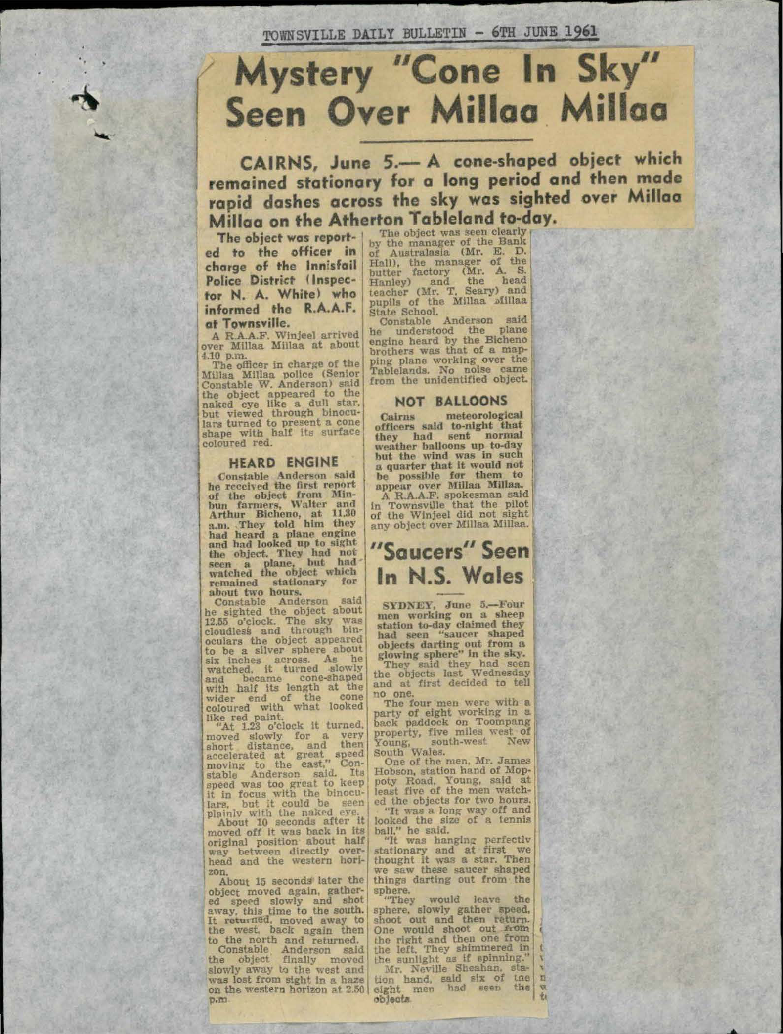 Australia Ufo Disclosure 08, 216P File A703 580 1 1 Part 3 756666