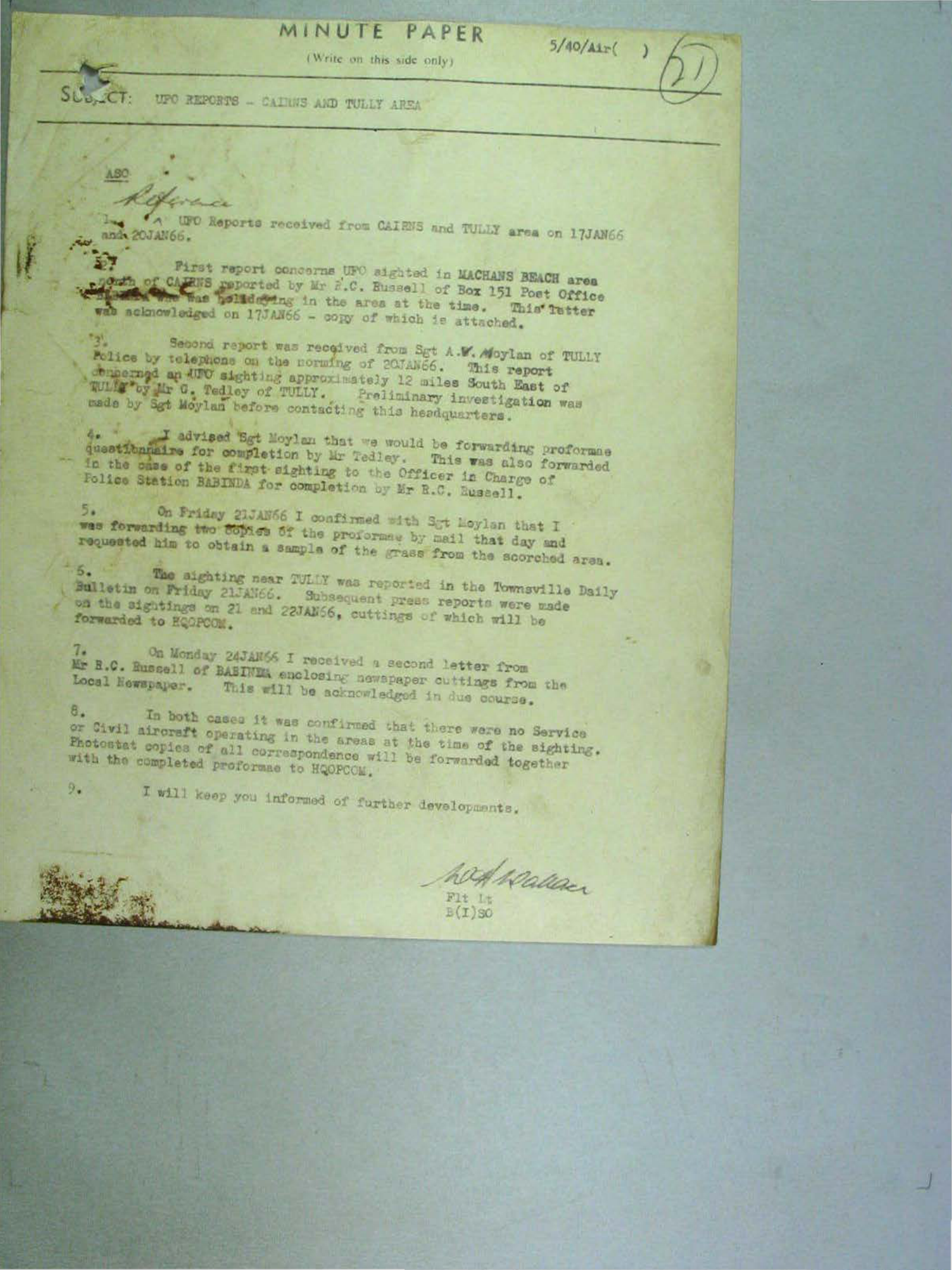 Australia Ufo Disclosure 10, 211P File A703 580 1 1 Part 5 645646