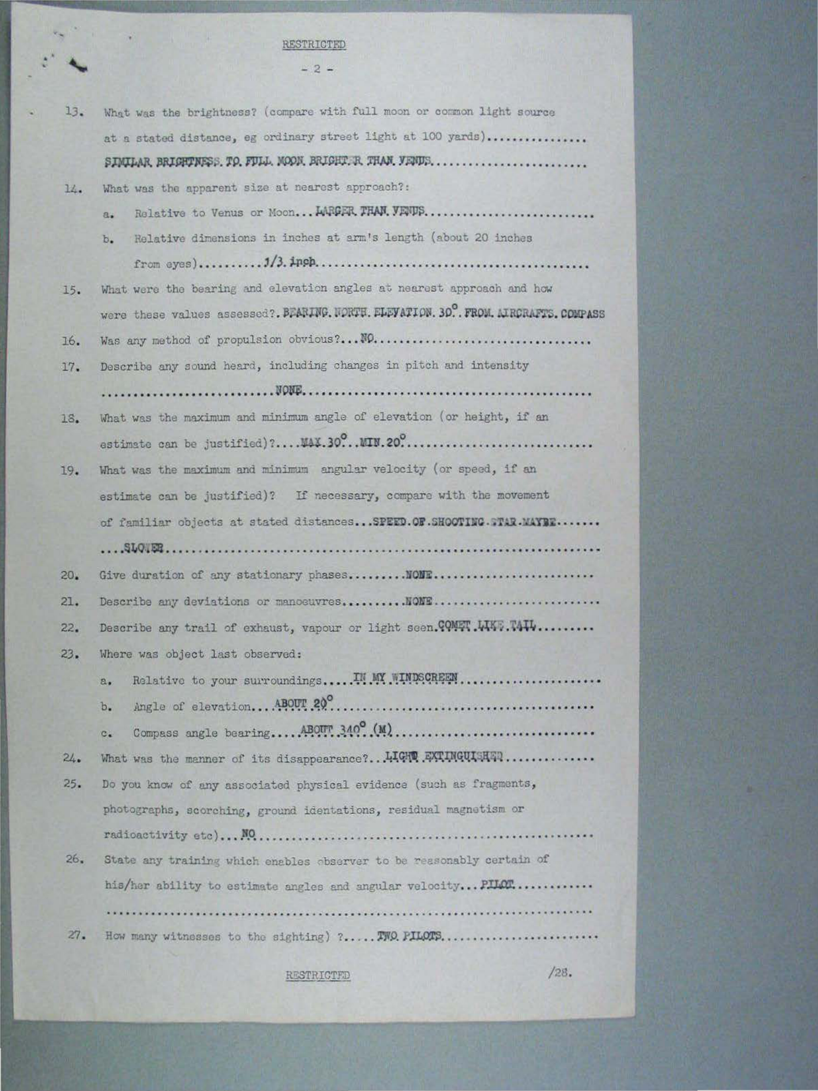 Australia Ufo Disclosure 19, 179P File A703 580 1 1 Part 15 646568