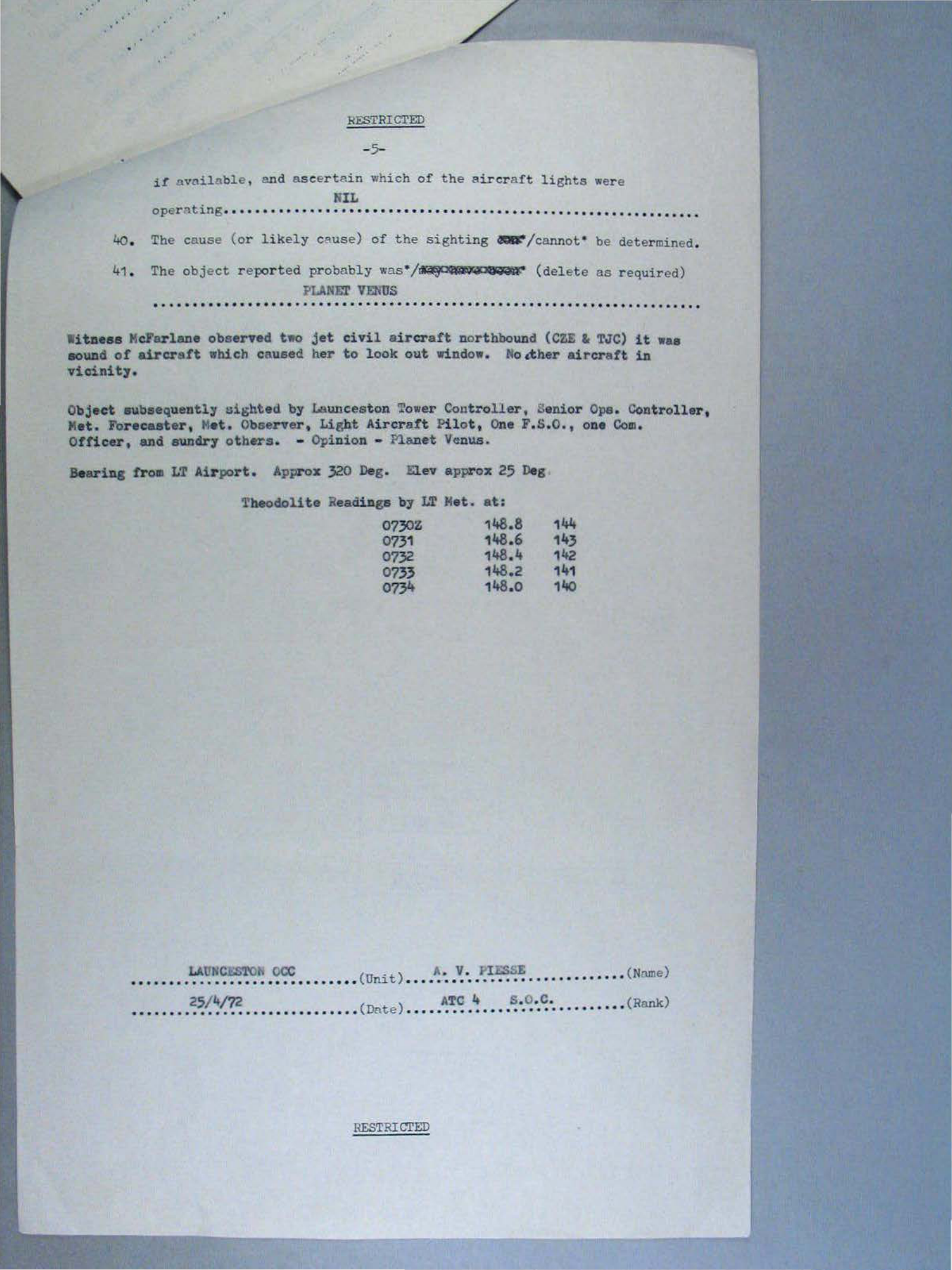 Australia Ufo Disclosure 21, 270P File A703 580 1 1 Part 17 646573