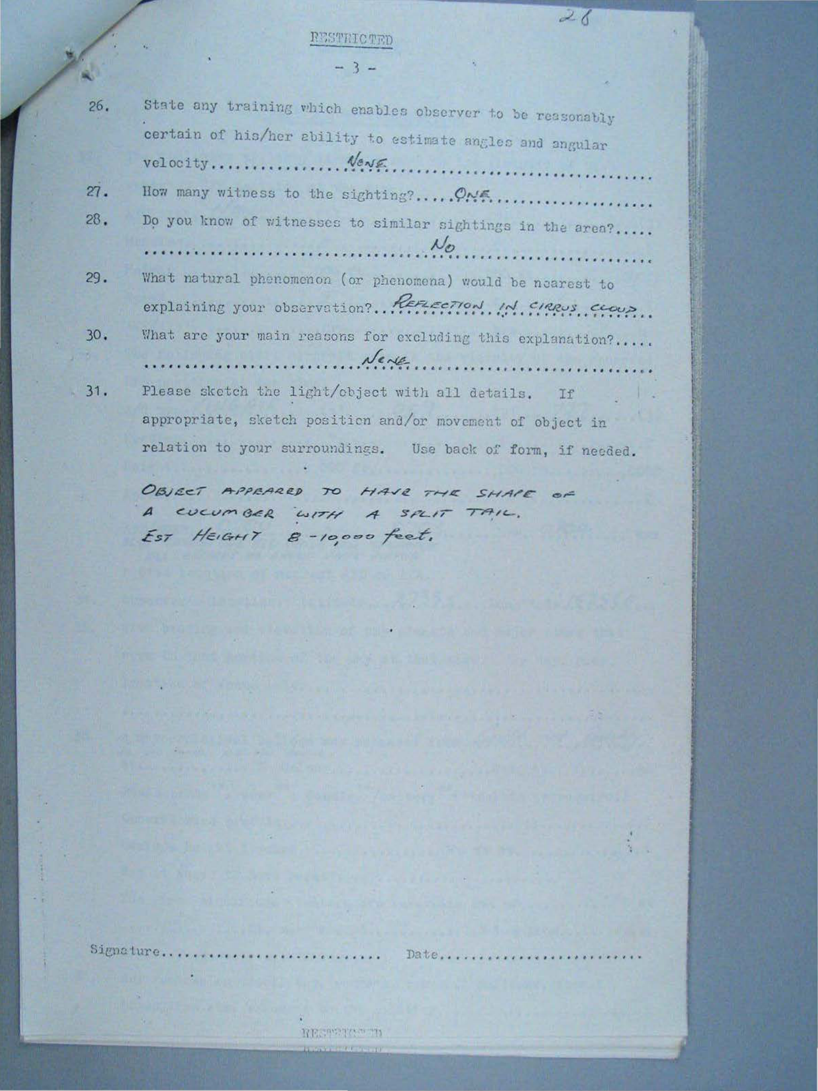 Australia Ufo Disclosure 22, 200P File A703 580 1 1 Part 18 646576