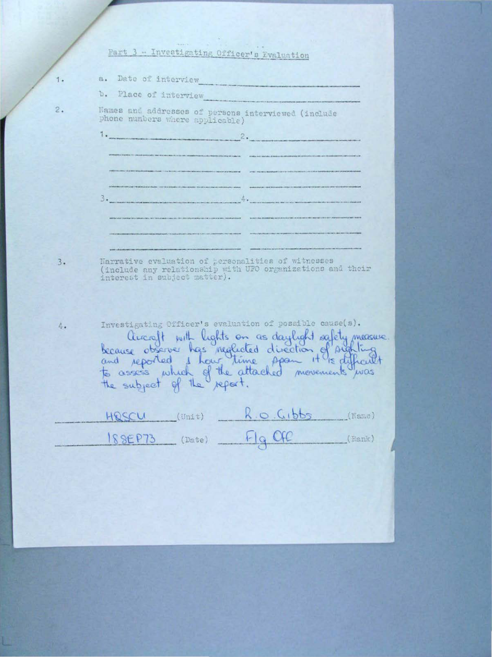 Australia Ufo Disclosure 32, 166P File A703 580 1 1 Part 30 646589