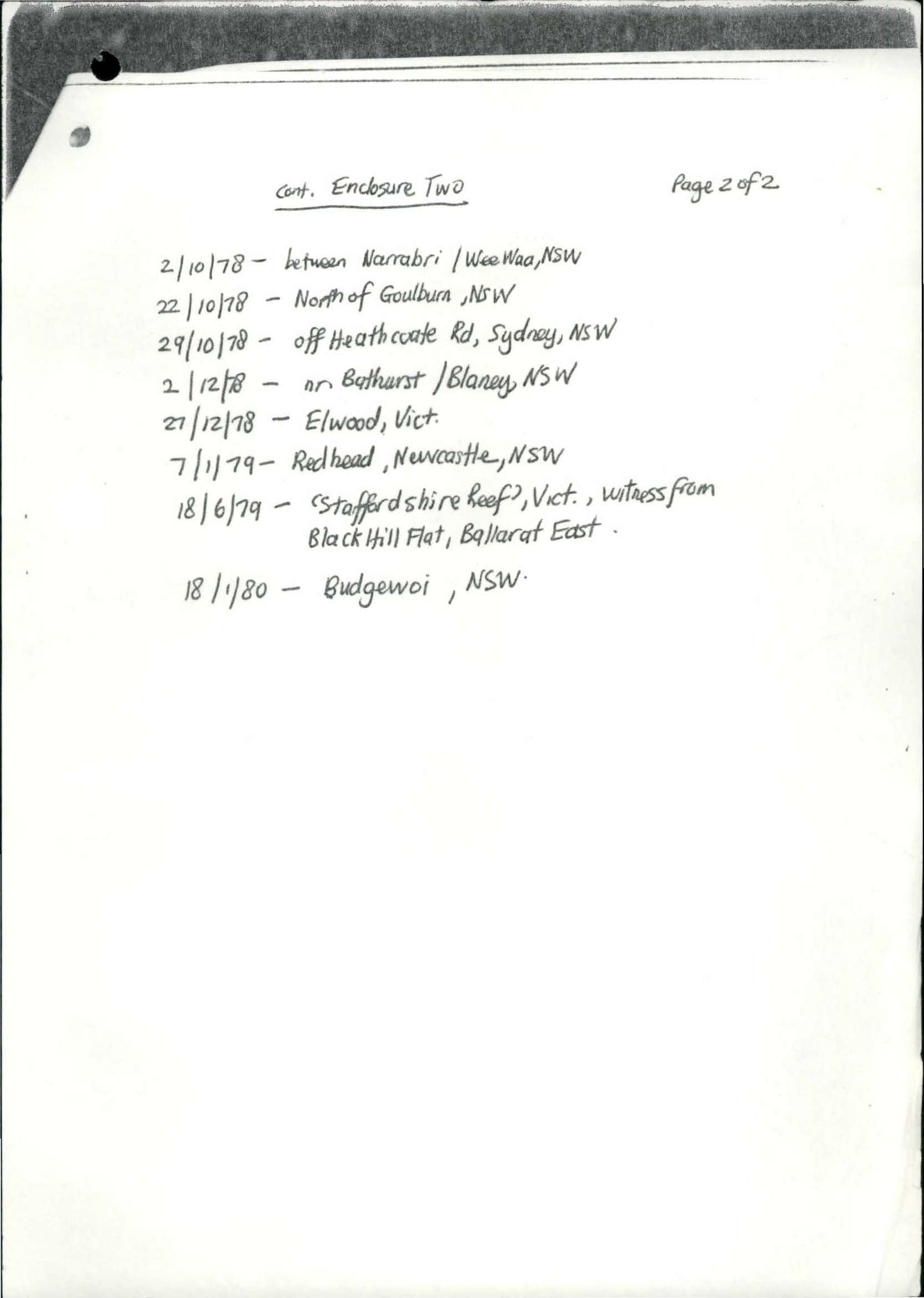 Australia Ufo Disclosure 52, 17P File A9755 22 3533575