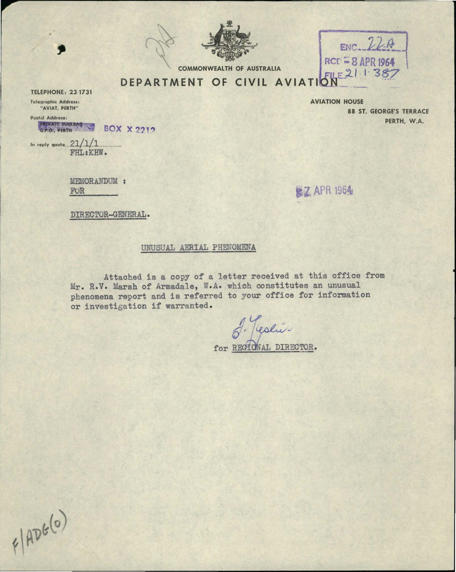 Australia Ufo Disclosure 57, 70P File B595 5 6 Air 1 9044809