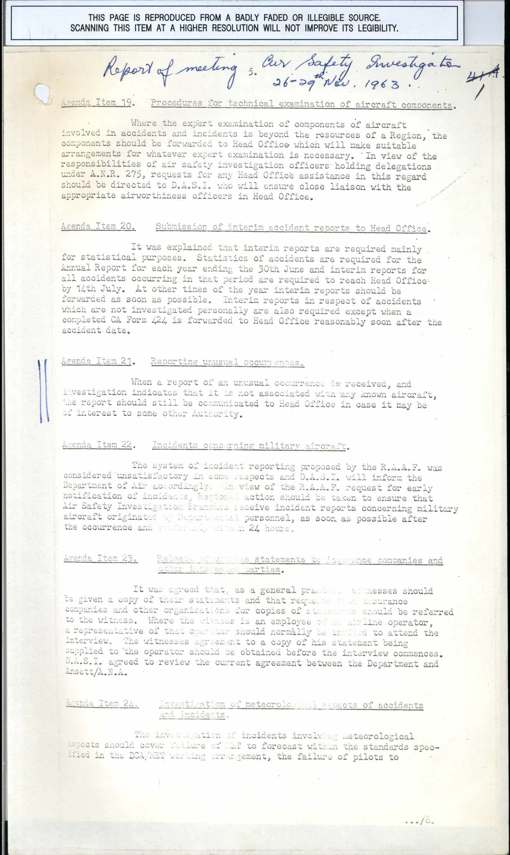 Australia Ufo Disclosure 69, 5P File J23 1970 3877 Part 1 1706410