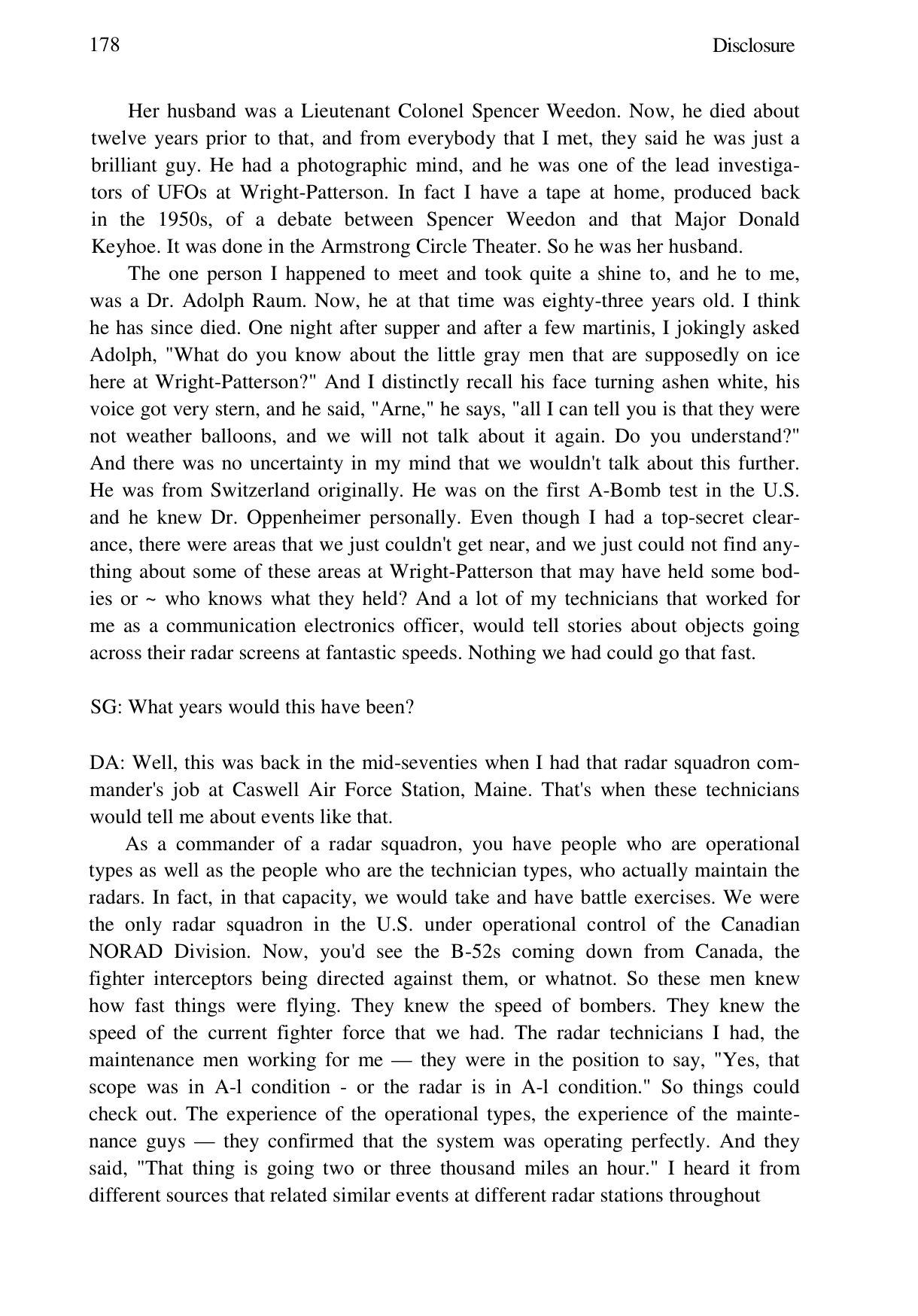 Steven Greer Disclosure Military And Government Witnesses, 560P, Full Book