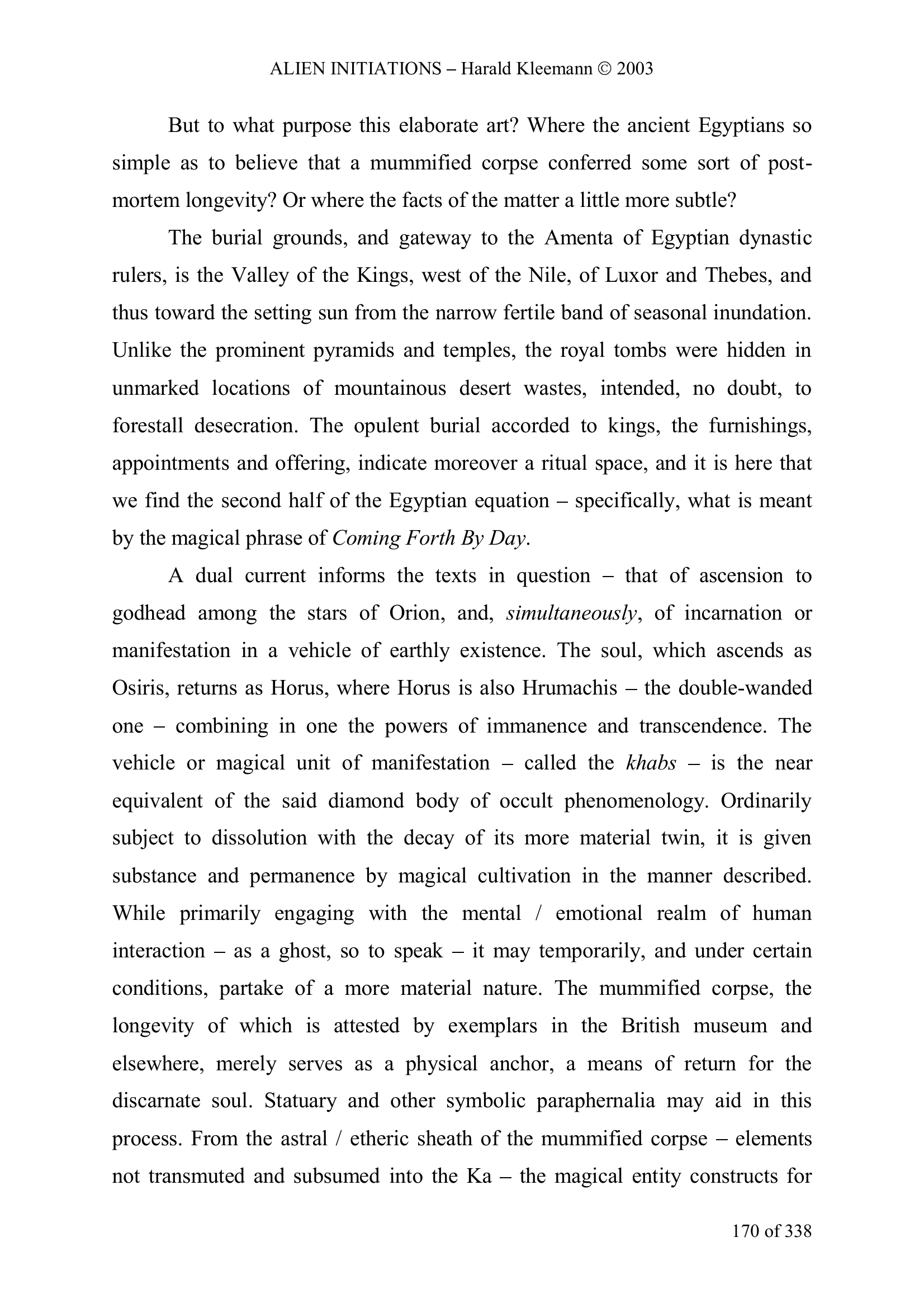 Alien Initiations Harald Kleemann
