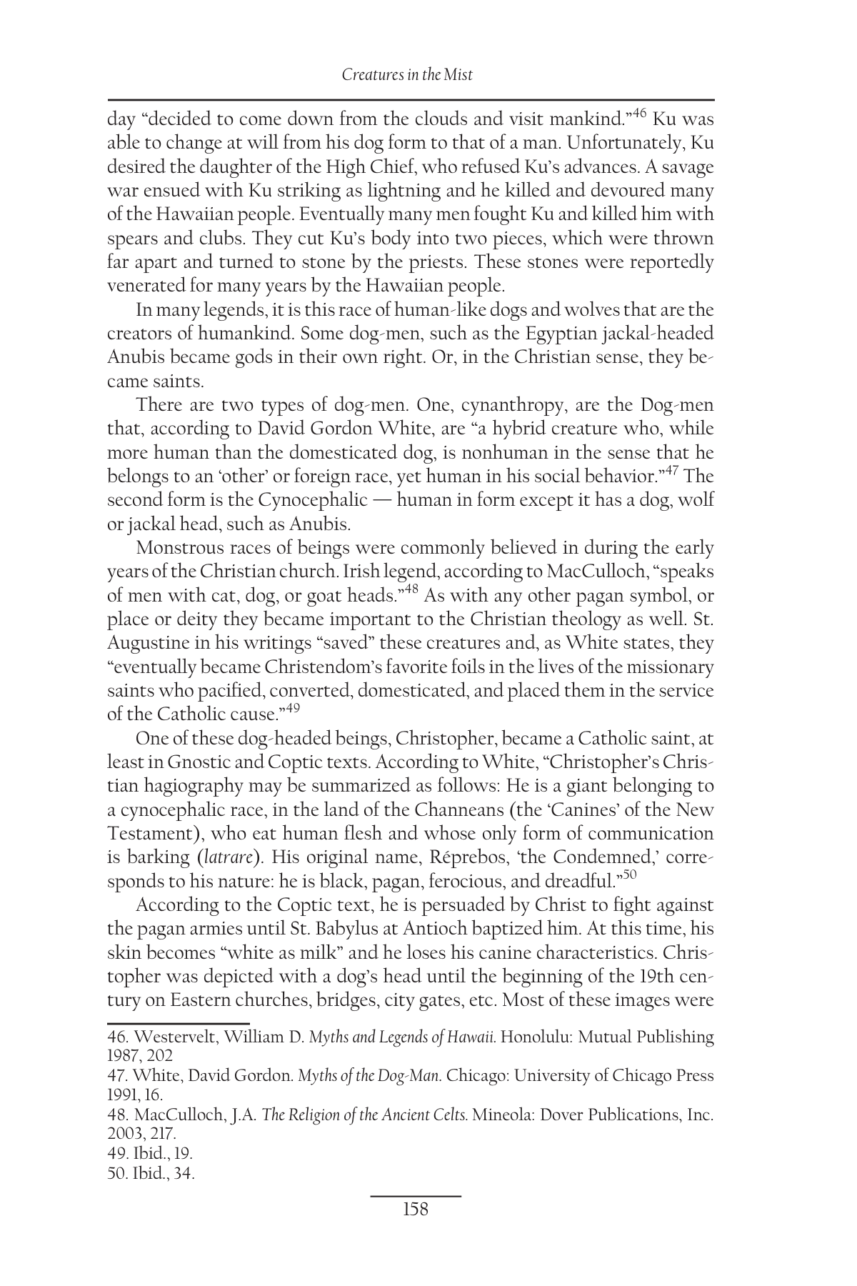 Creatures In The Mist Gary R. Varner