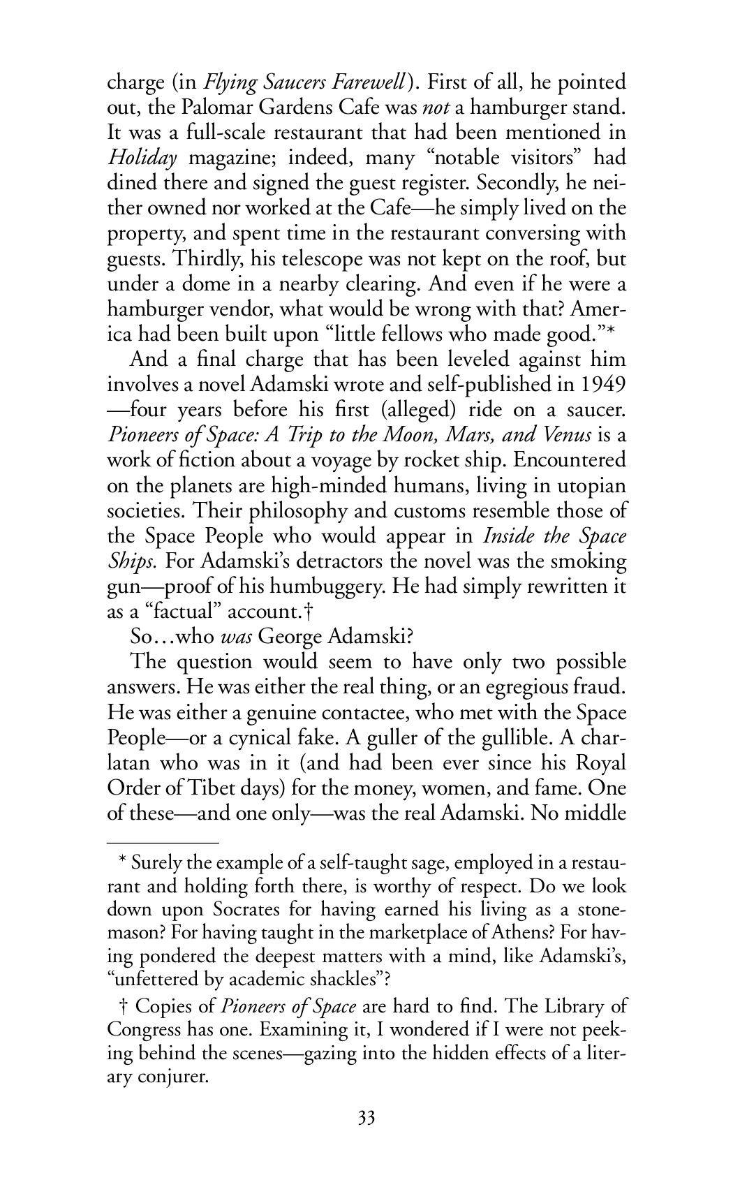 George Adamski The Story Of A Ufo Contactee