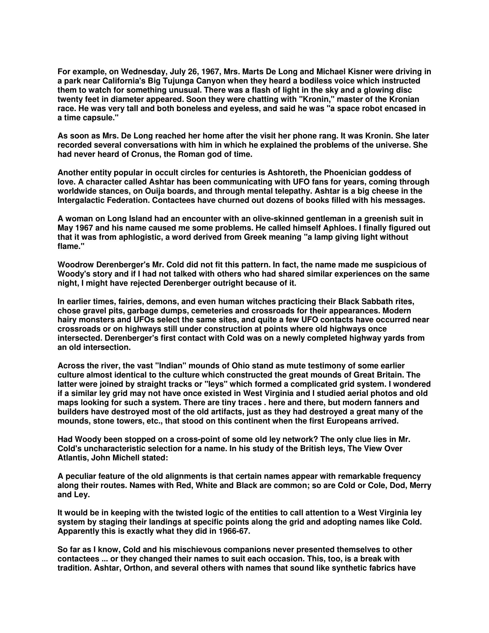 Mothman Prophecies John Keel