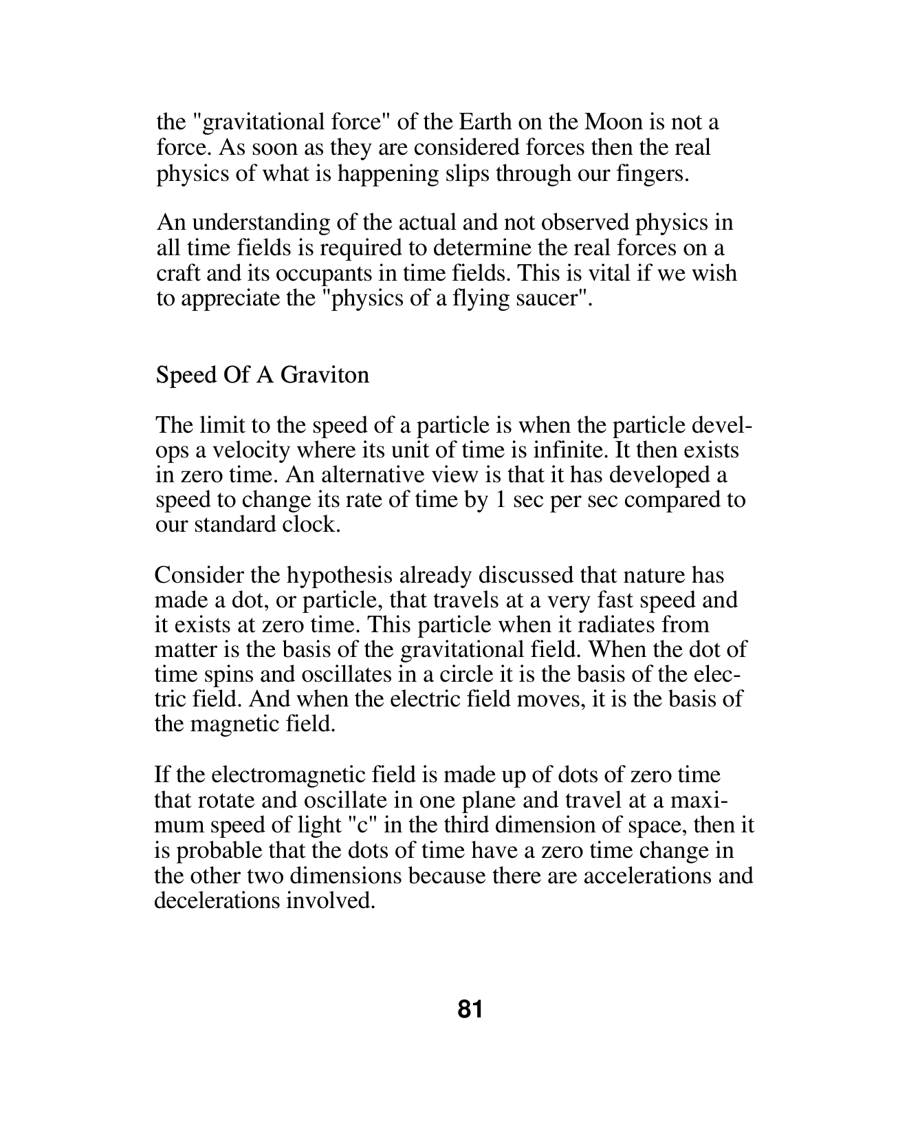 Physics Of A Flying Saucer Ted Roach