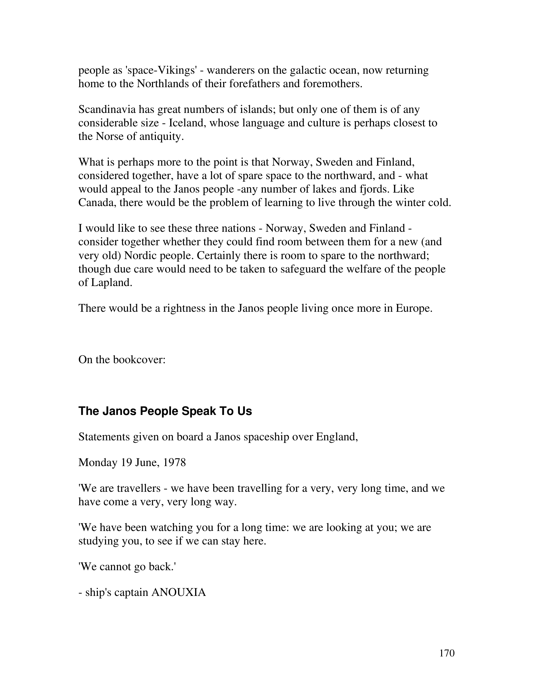 The Janos People Frank Johnson