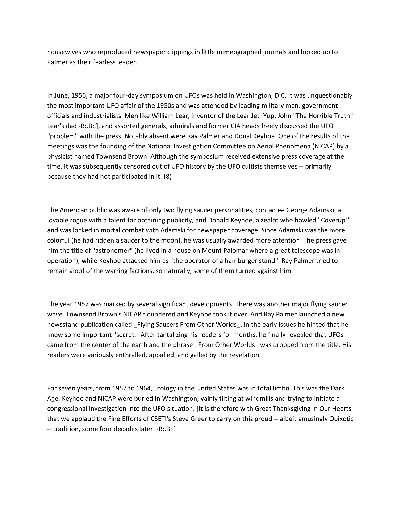 The Man Who Invented Flying Saucers John Keel