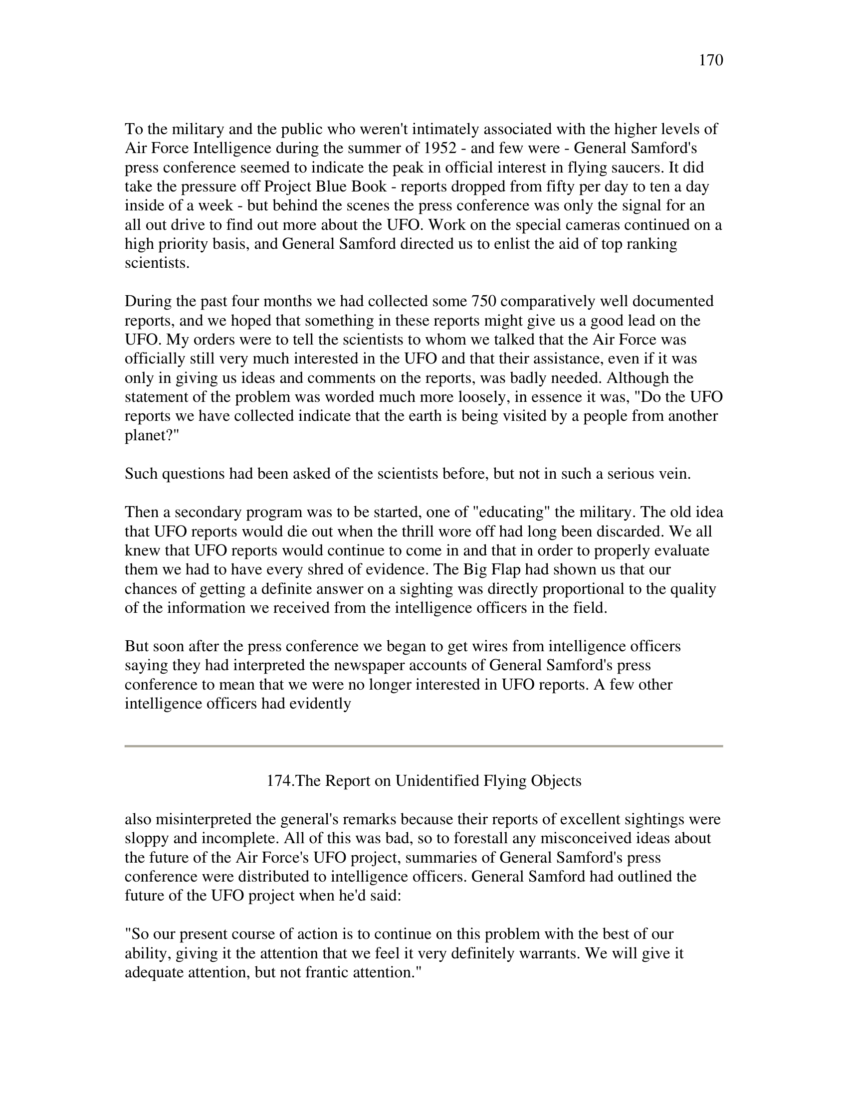 The Report On Unidentified Flying Objects Edward Ruppelt