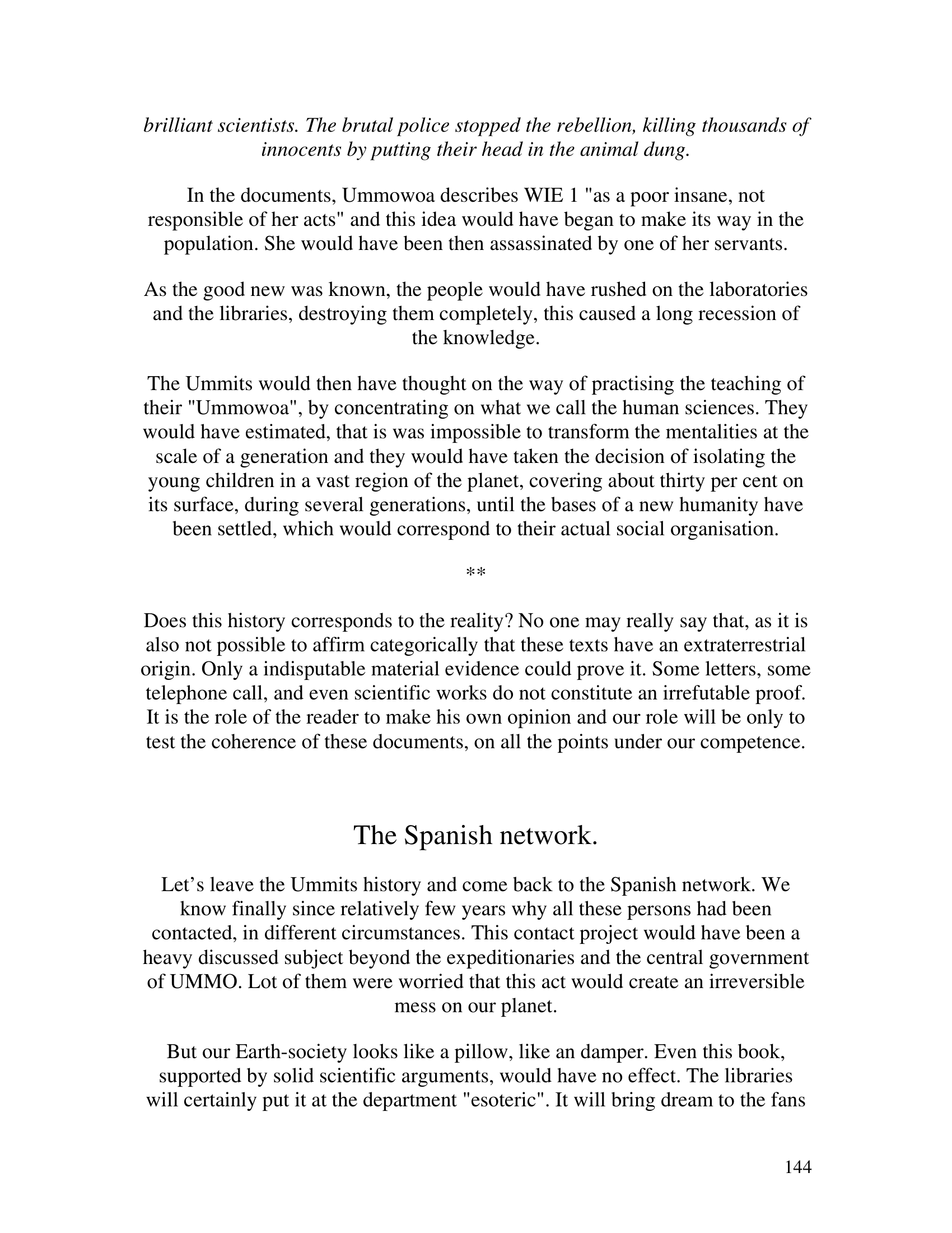 Ufo Contact From Planet Ummo