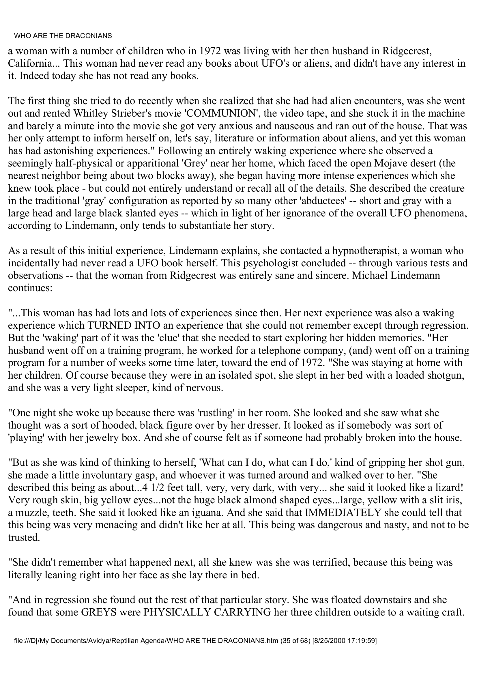 Who Are The Draconians Branton