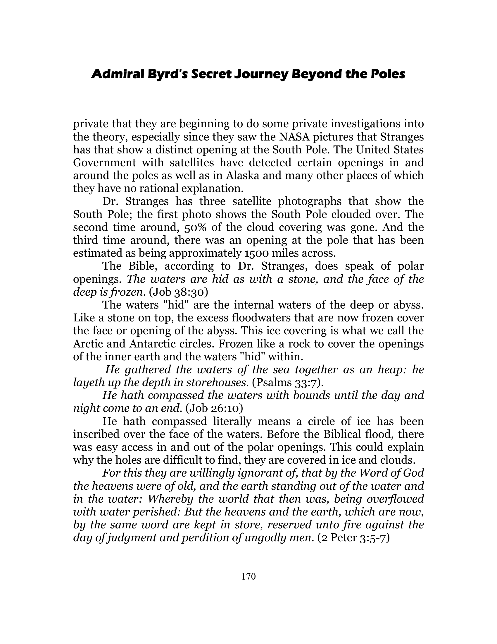 Admiral Byrds Secret Journey Tim R. Swartz