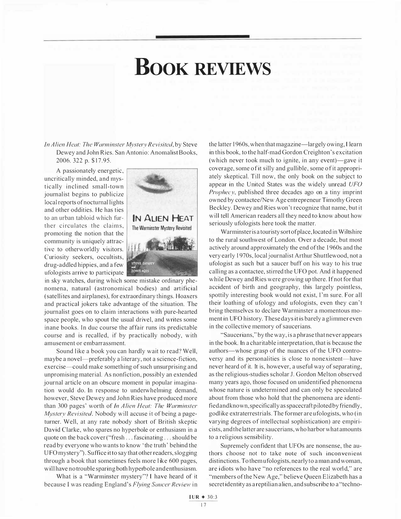 International Ufo Reporter 2005 V30