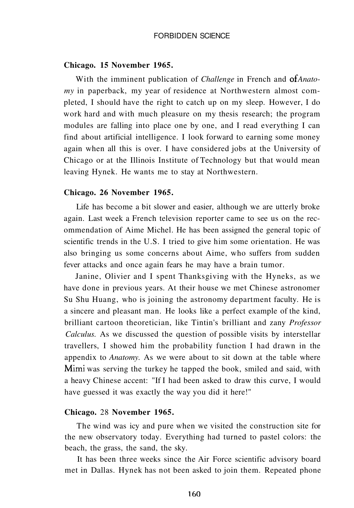 Jacques Vallee Forbidden Science Journals 1957 1969