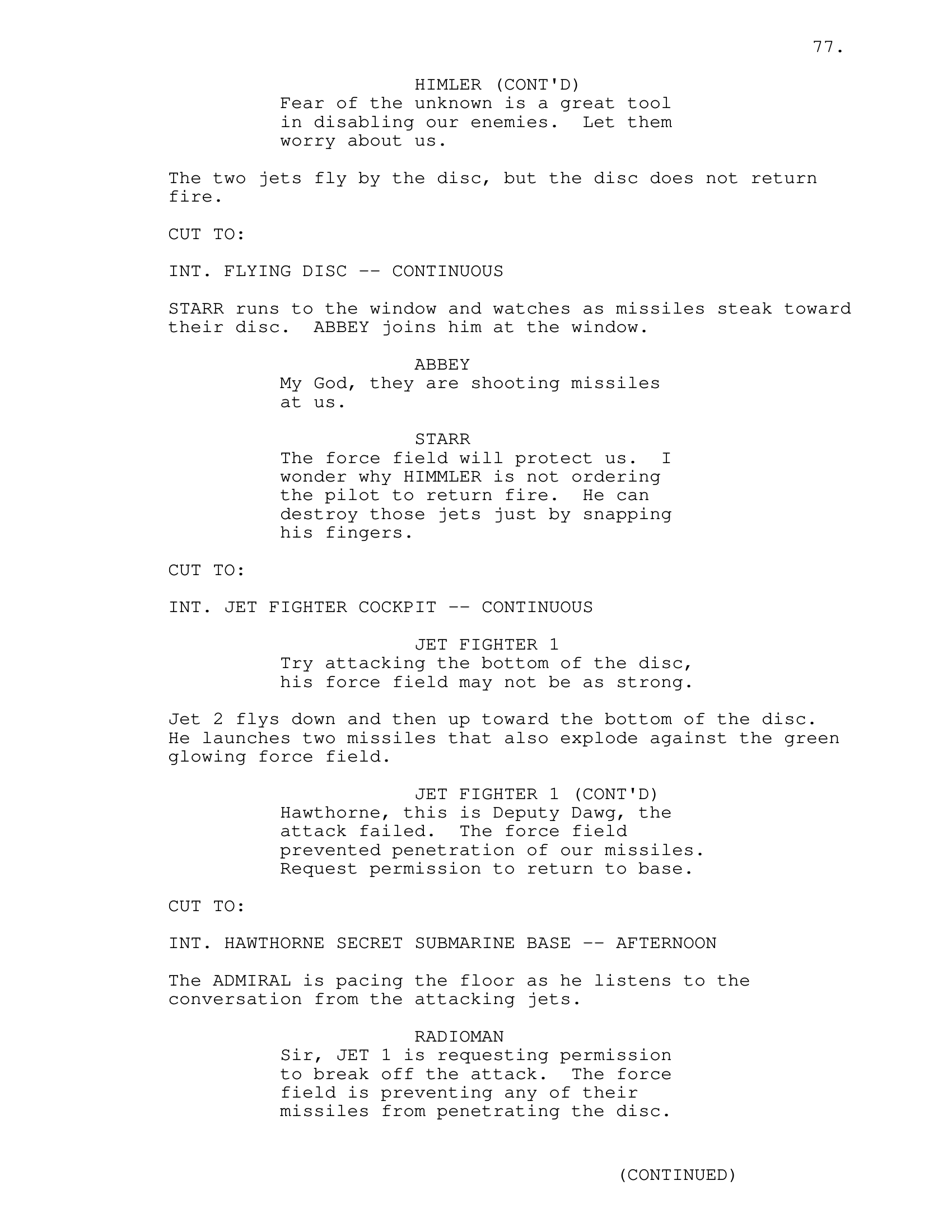 Nazi'S And The Hollow Earth Weird Movie Script