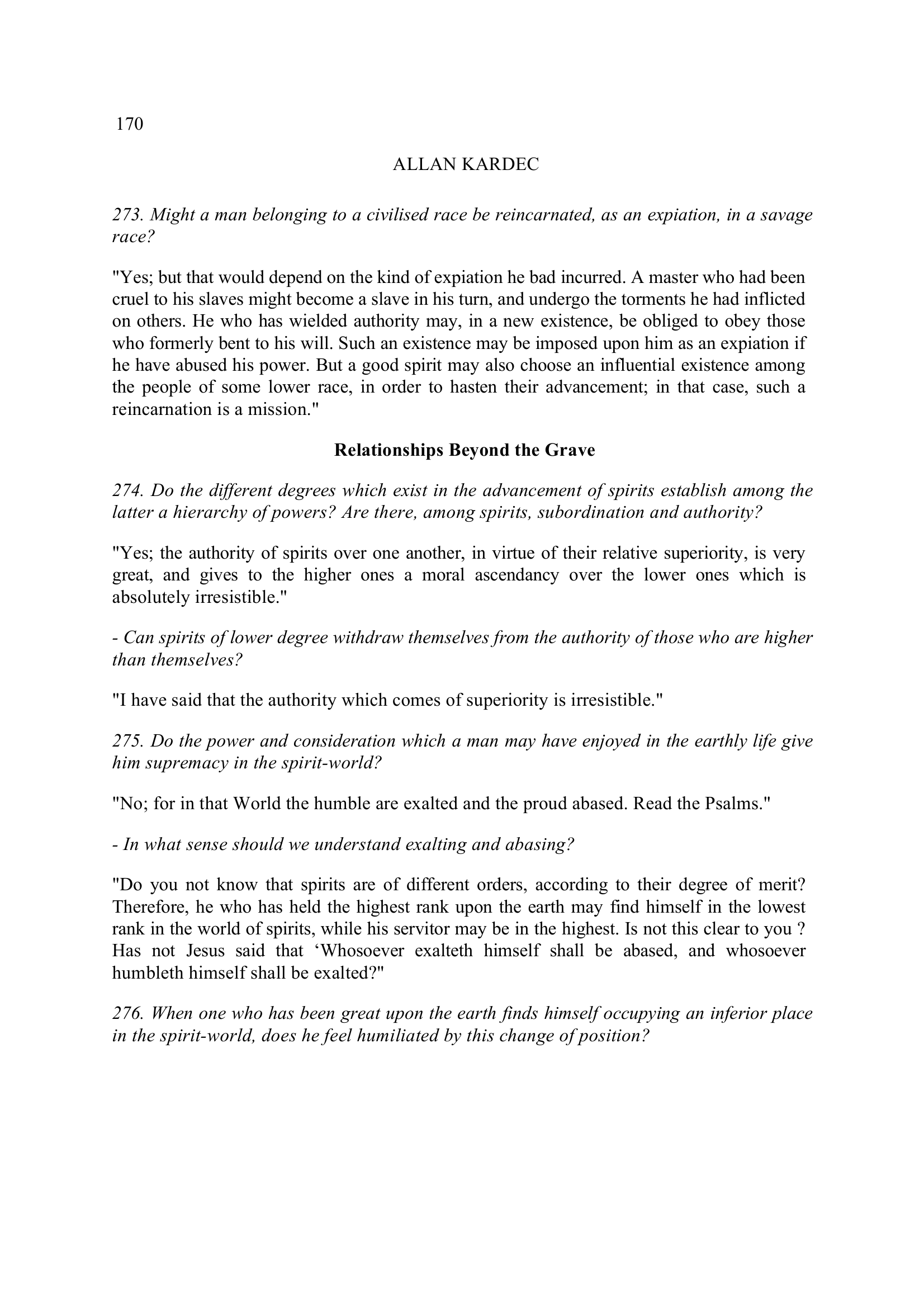 The Spirits Book Allen Kardec