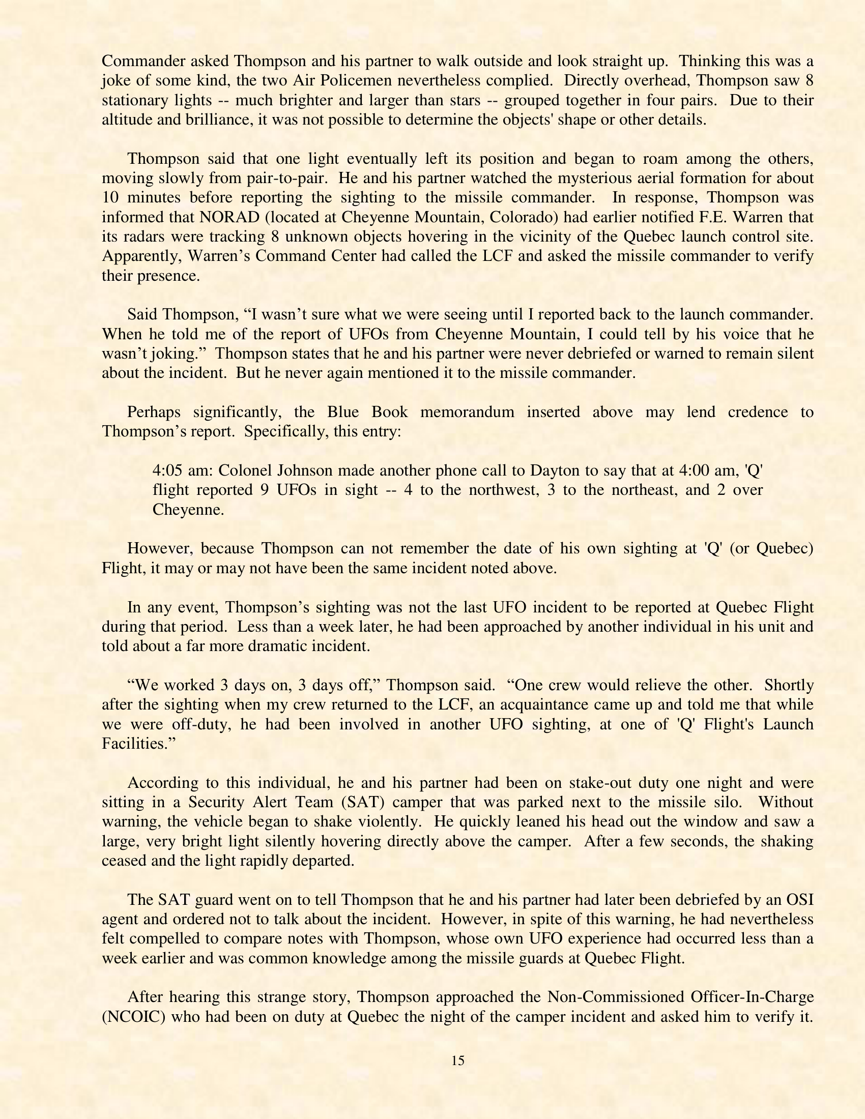 Ufo Sightings At Icbm Sites And Nuclear Weapons Storage Areas Robert Hastings