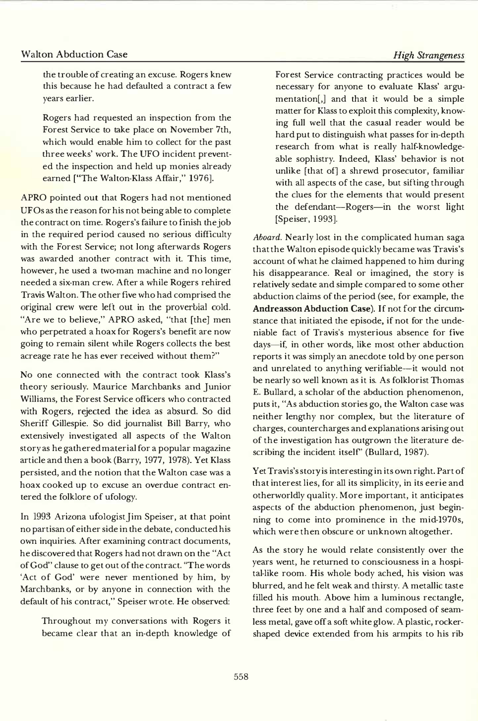 Walton Abduction Case Jerome Clark