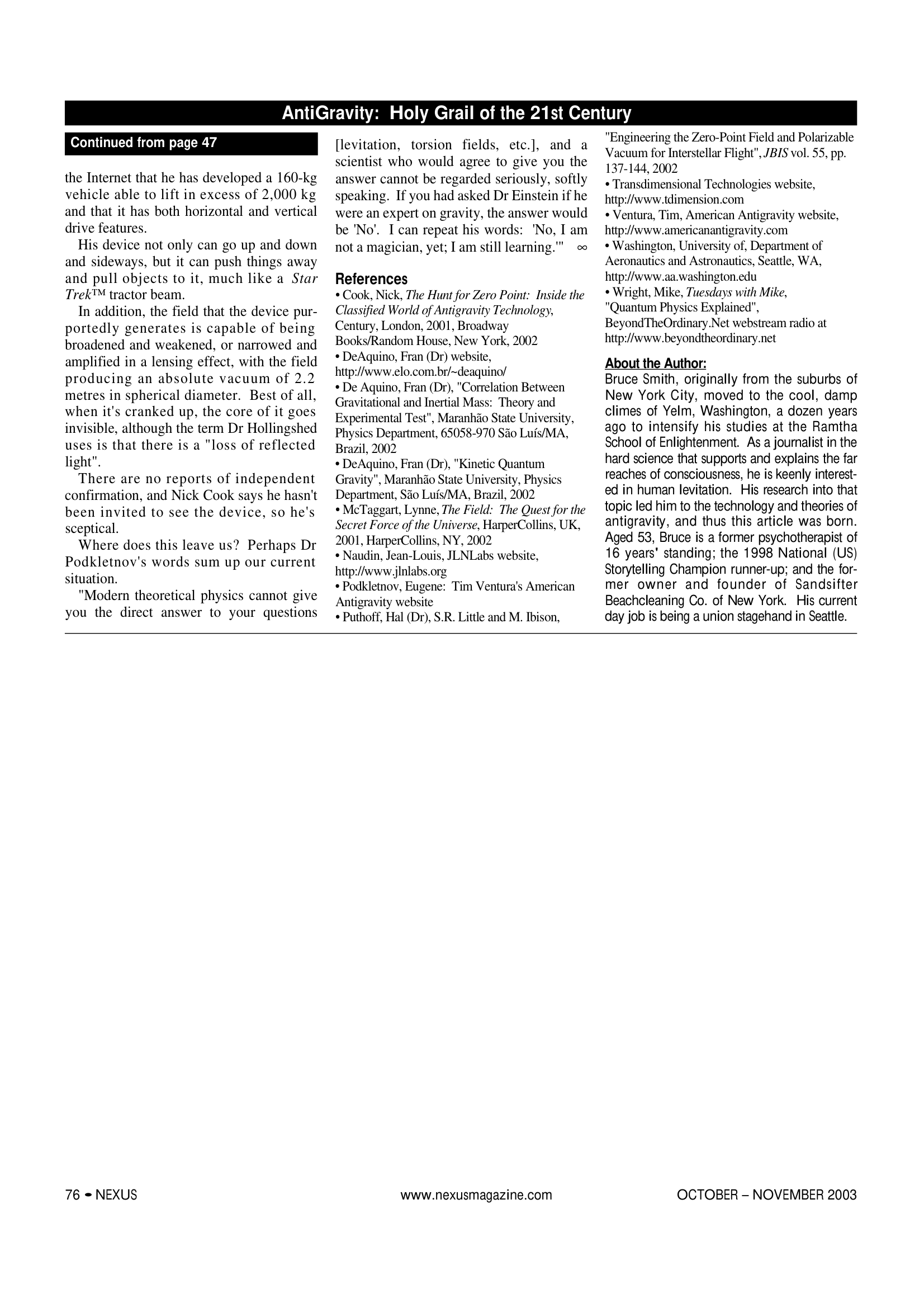 Nexus 1006 New Times Magazine