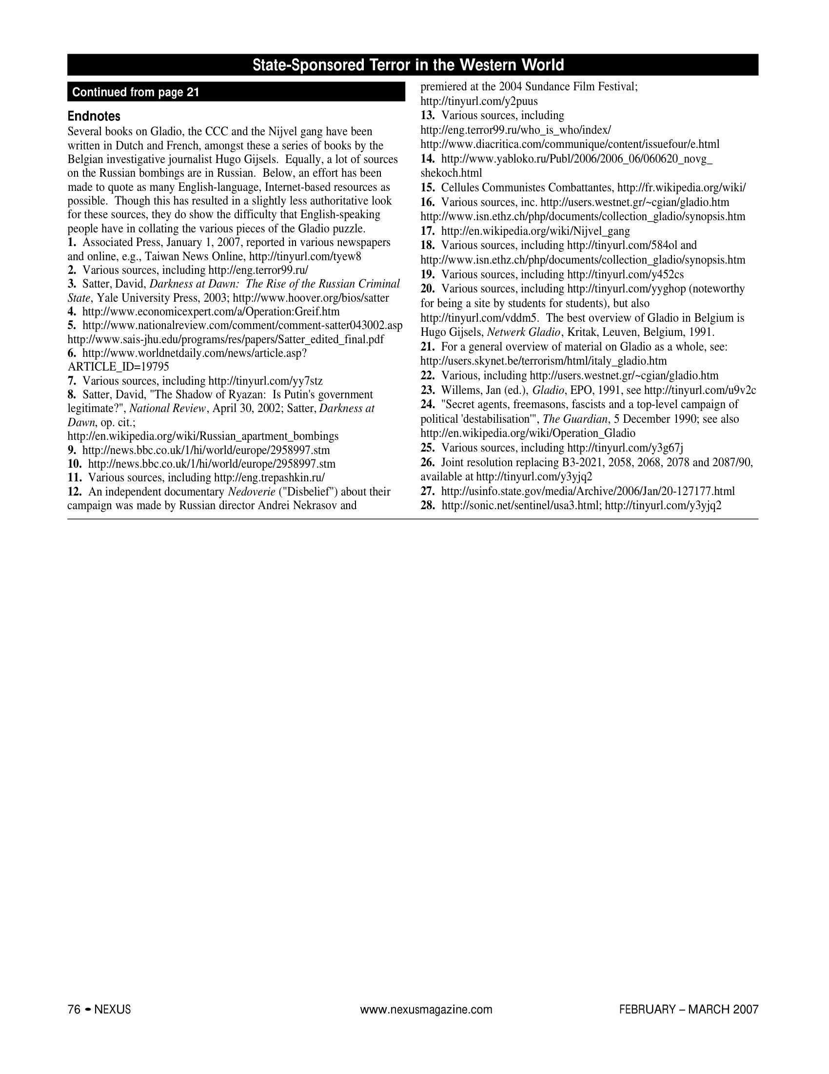 Nexus 1402 New Times Magazine