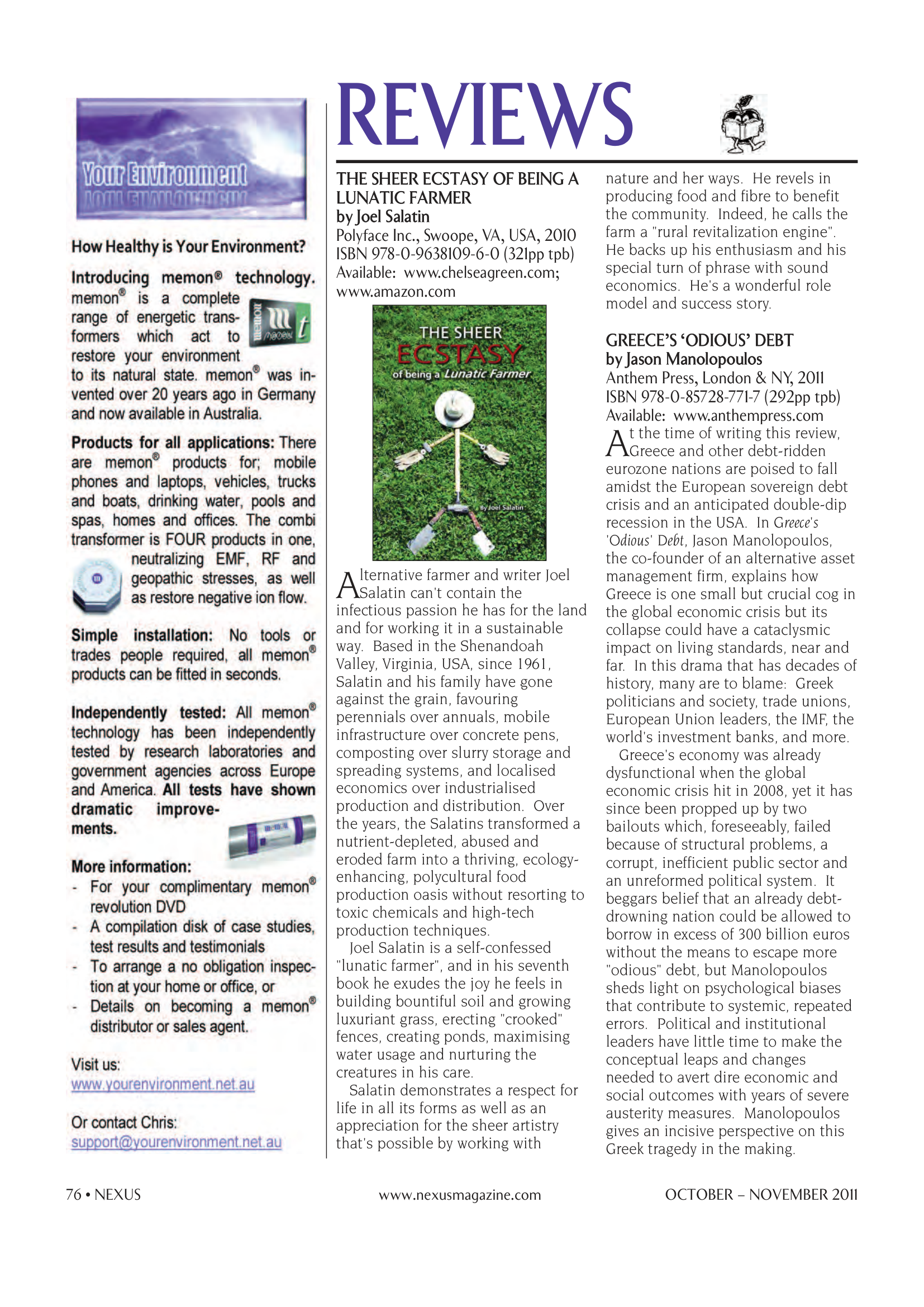 Nexus 1806 New Times Magazine