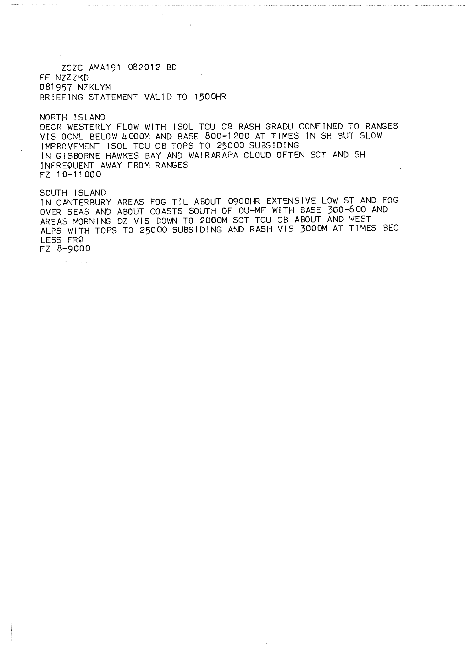 New Zeland Defence Force Ufo Disclosure 1979 1980, 119 Pages