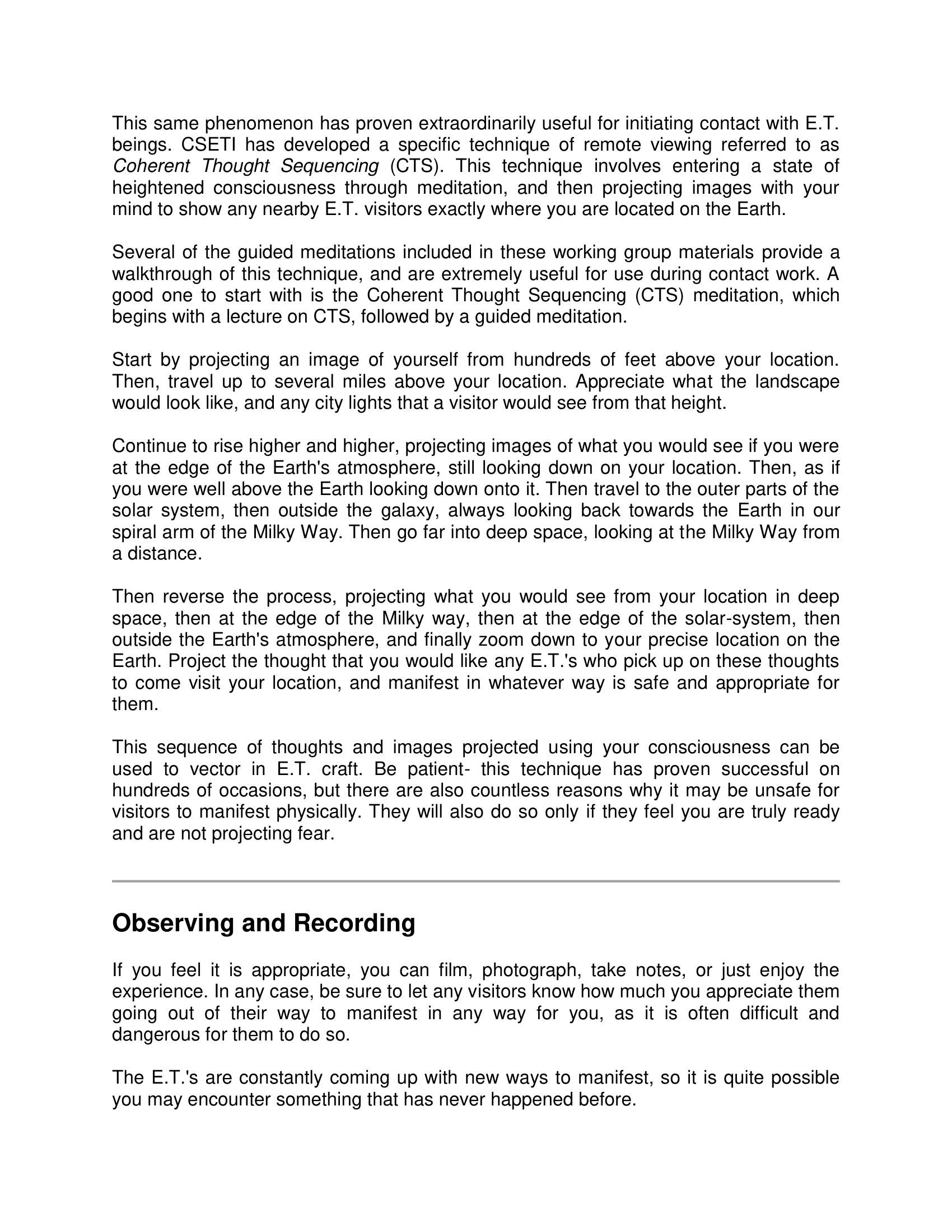 Cseti 01. Making Contact