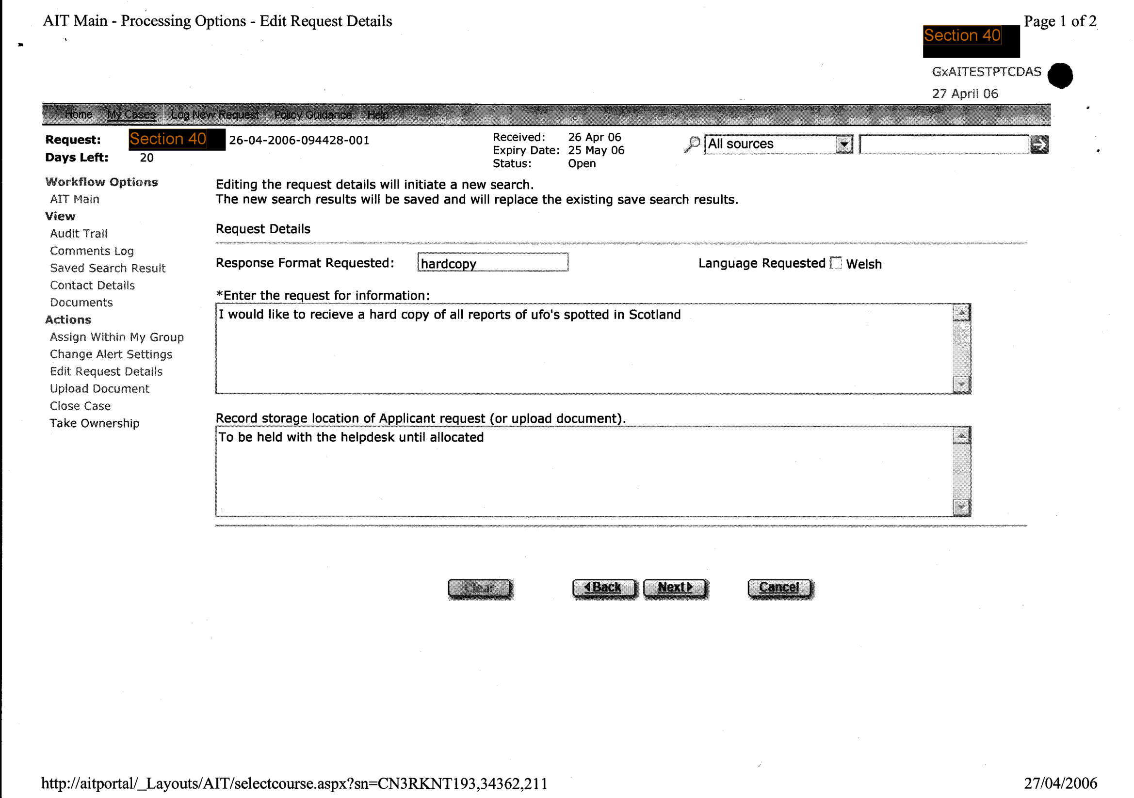 Uk Ufo Disclosure Part 02, 81P Uk Document 24 2069 1