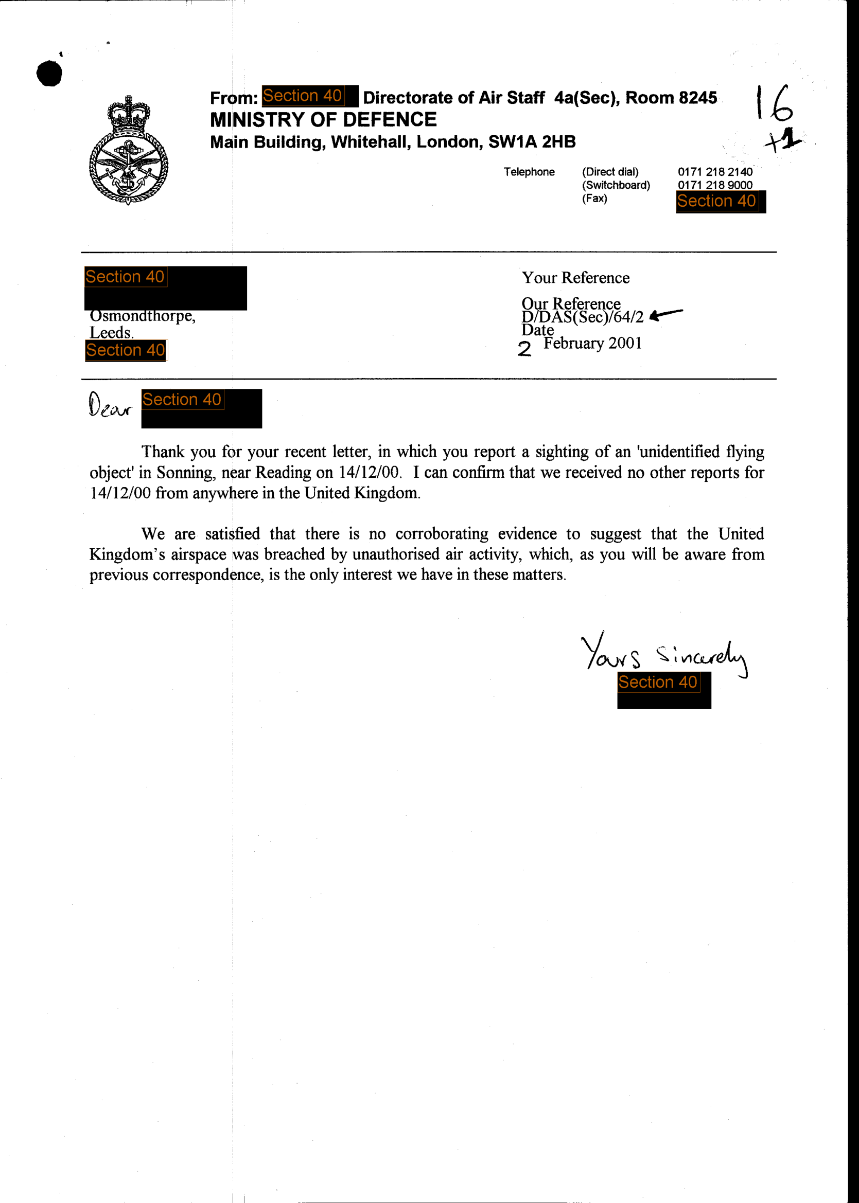 Uk Ufo Disclosure Part 11, 242P Uk Document 24 2020 1