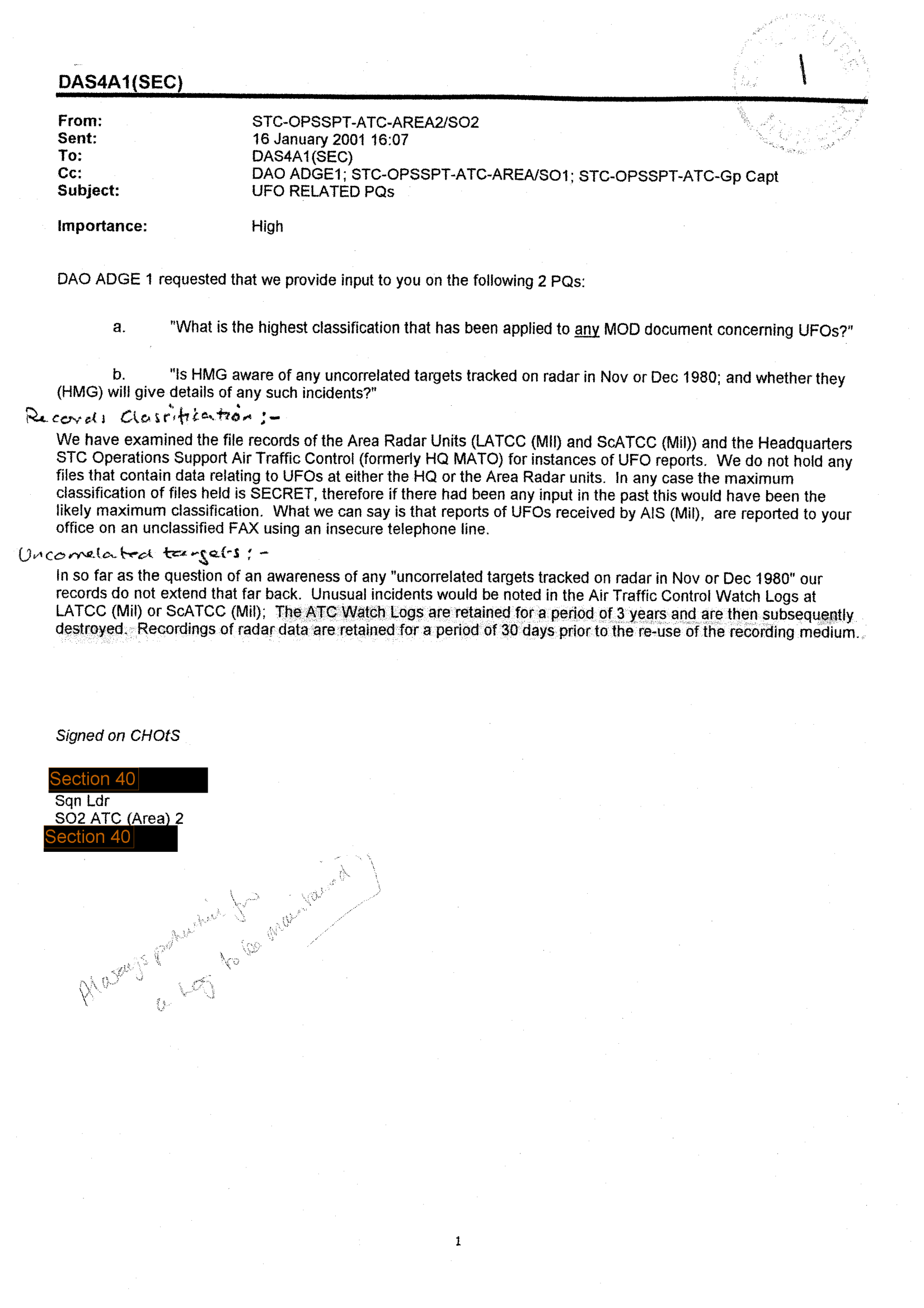 Uk Ufo Disclosure Part 13, 390P Uk Document 24 2033 1