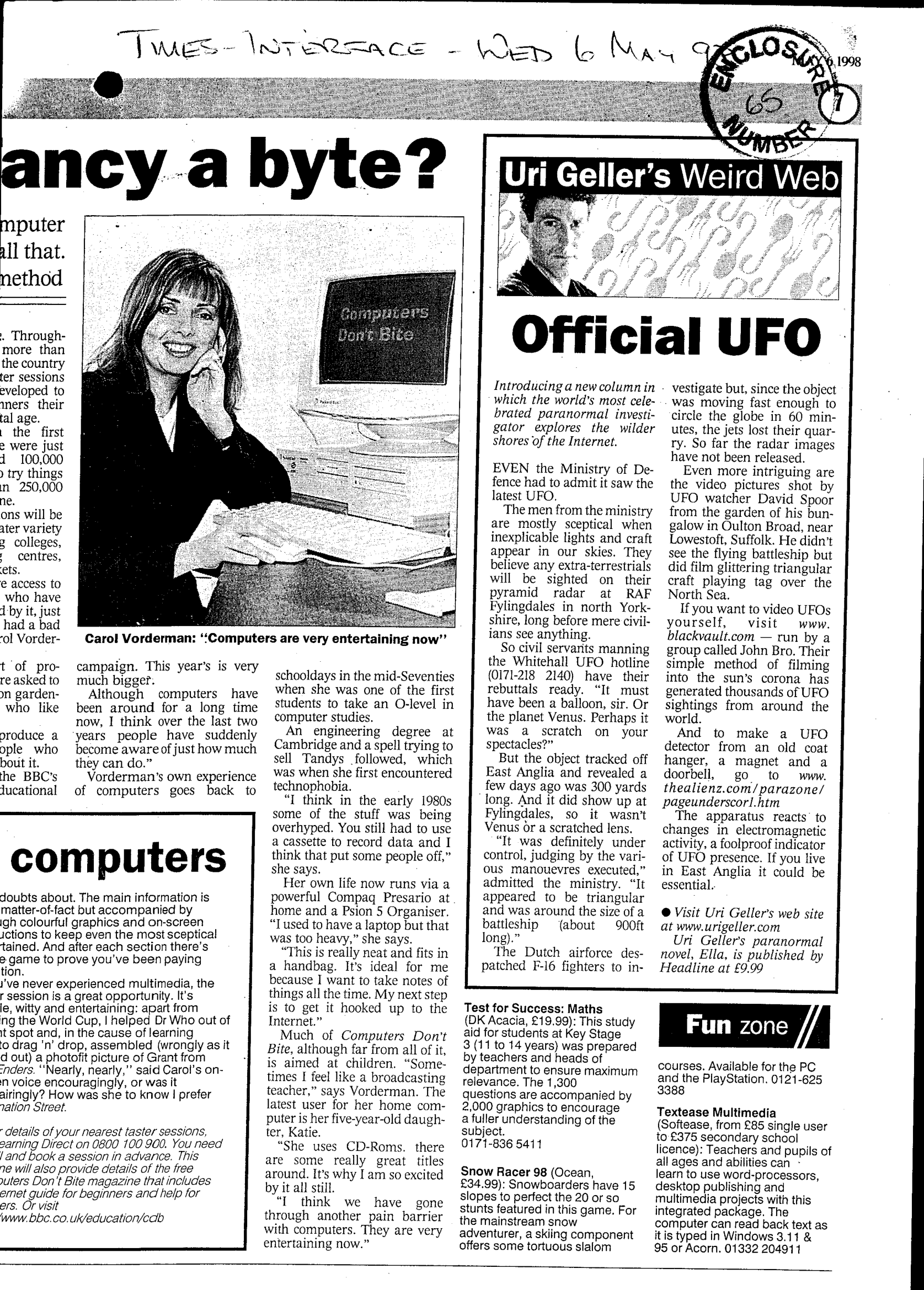Uk Ufo Disclosure Part 16, 295P Uk Document 24 2047 1