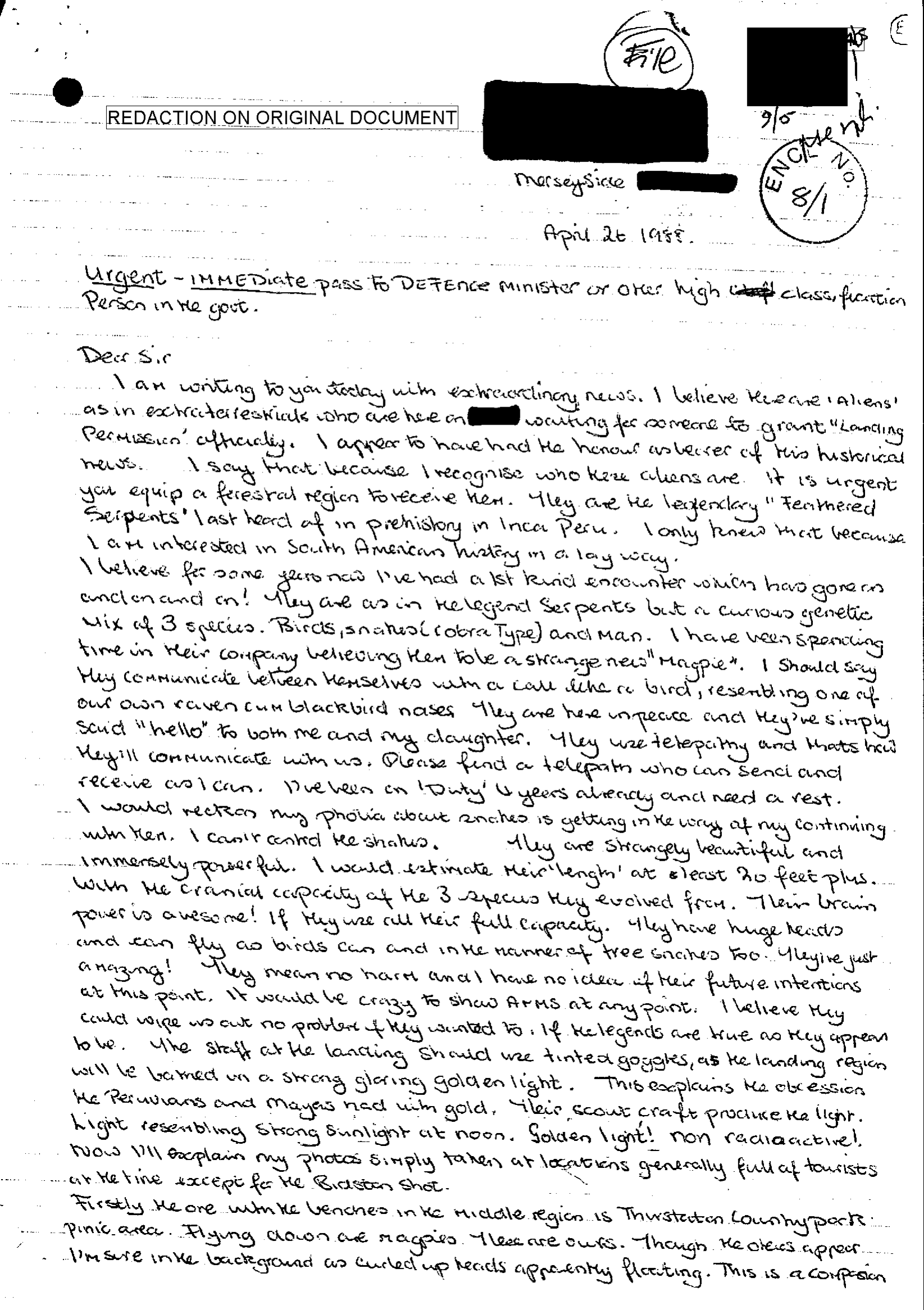 Uk Ufo Disclosure Part 26, 326P Uk Document 24 2091 1