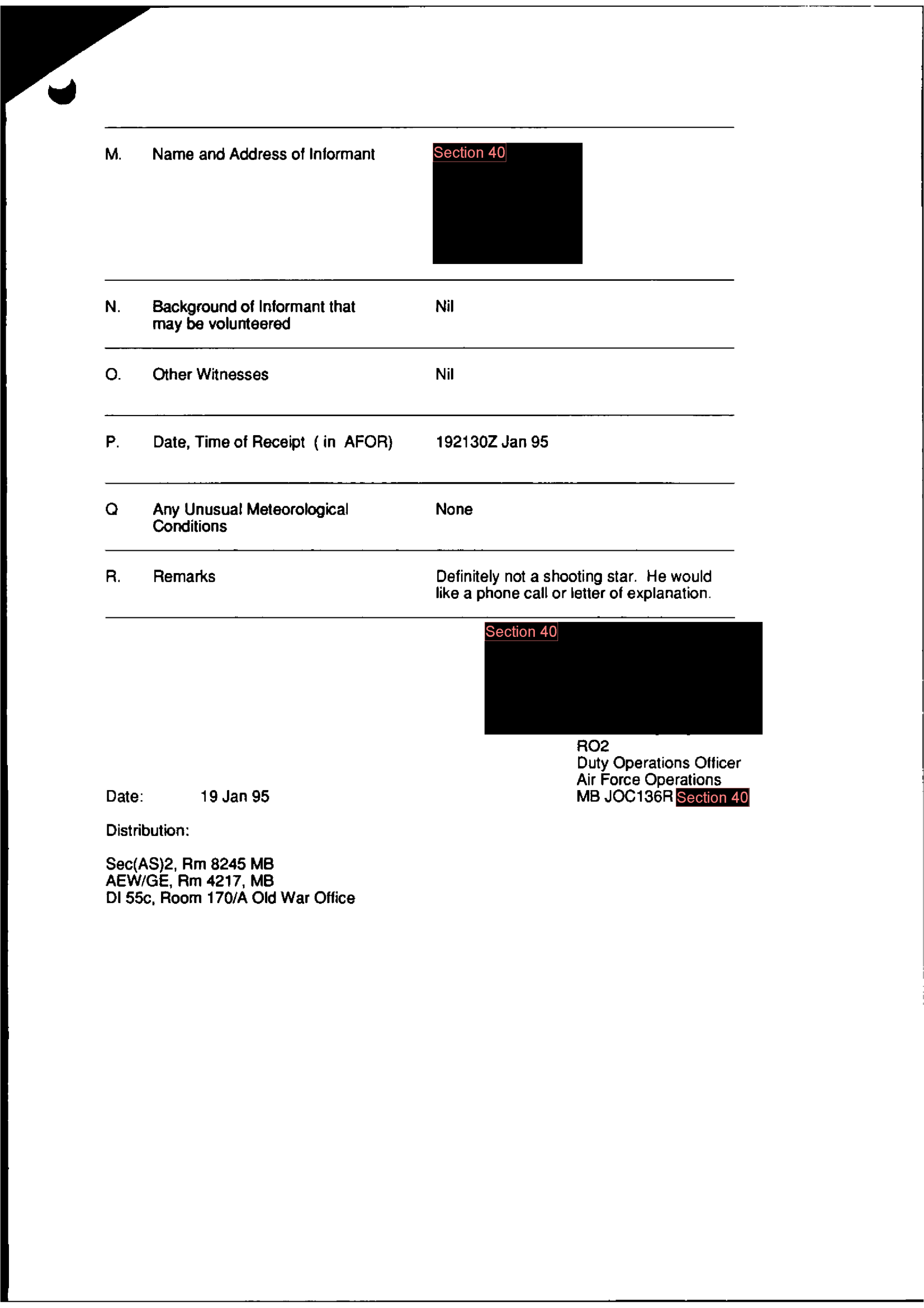 Uk Ufo Disclosure Part 31, 314P Uk Document 31 186 1