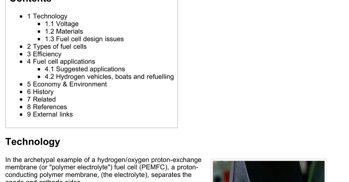 Fuel cell Wikipedia, the free encyclopedia
