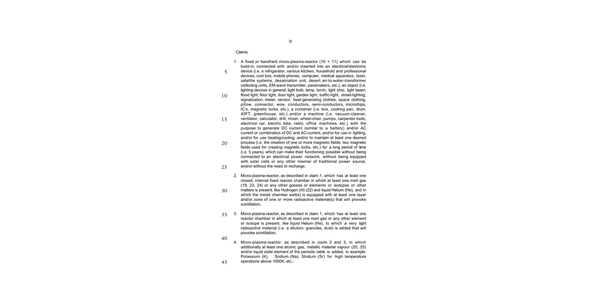 Patent CLAIMs