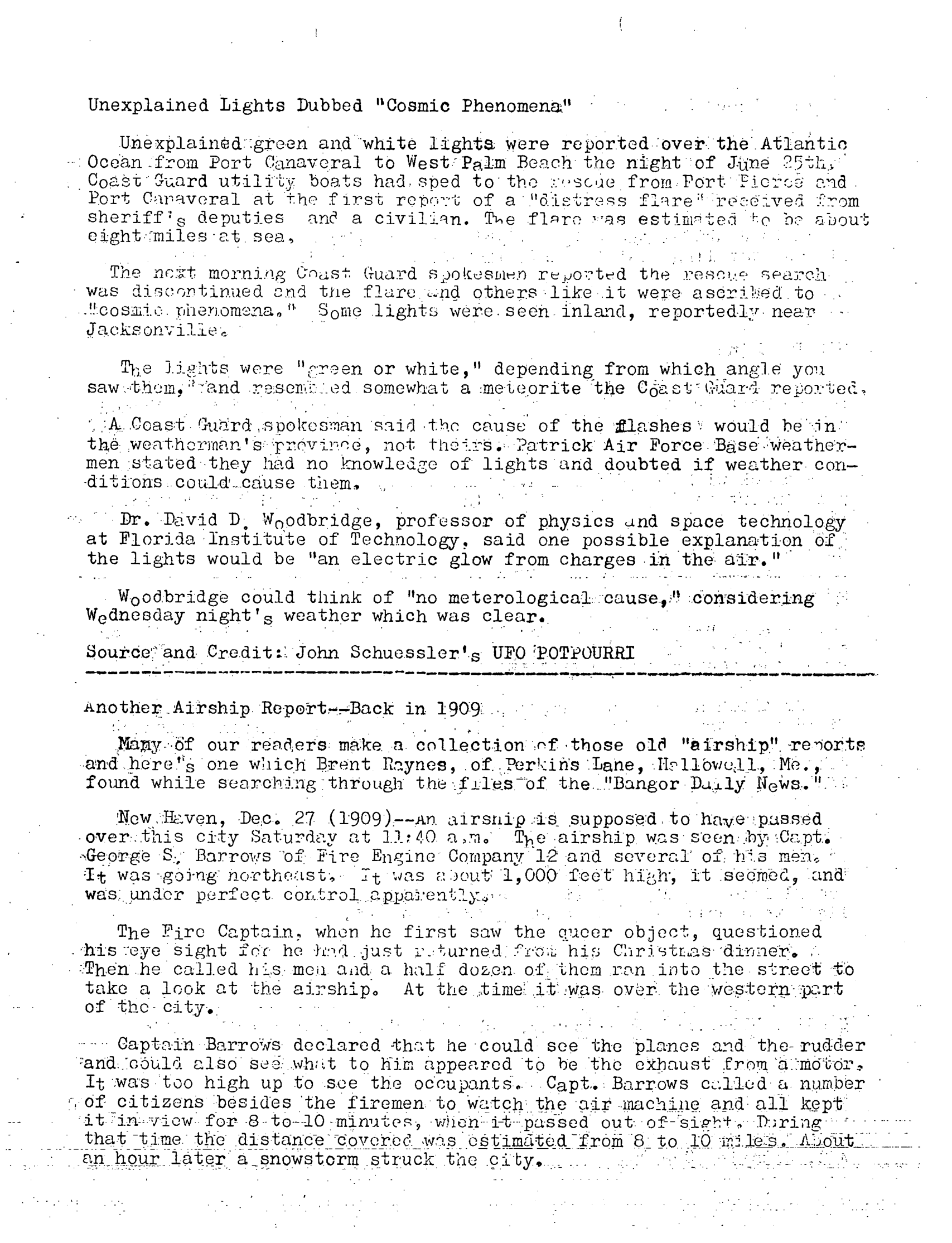 Mufon Ufo Journal 1969 9. September Skylook