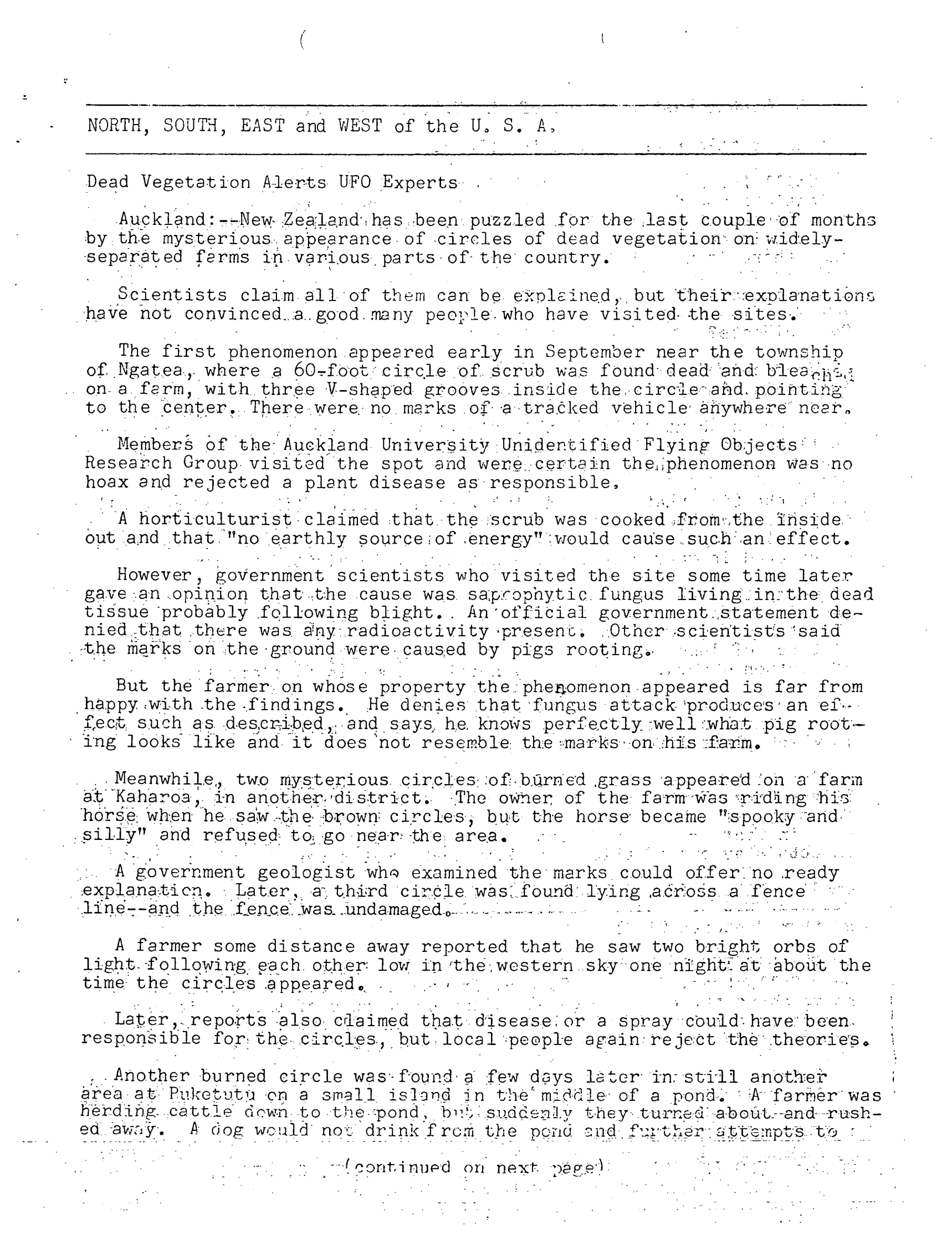 Mufon Ufo Journal 1970 1. January Skylook