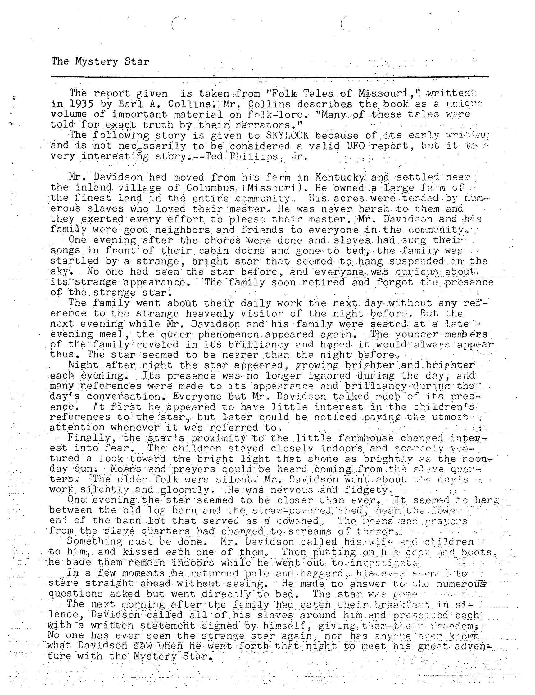 Mufon Ufo Journal 1970 5. May Skylook