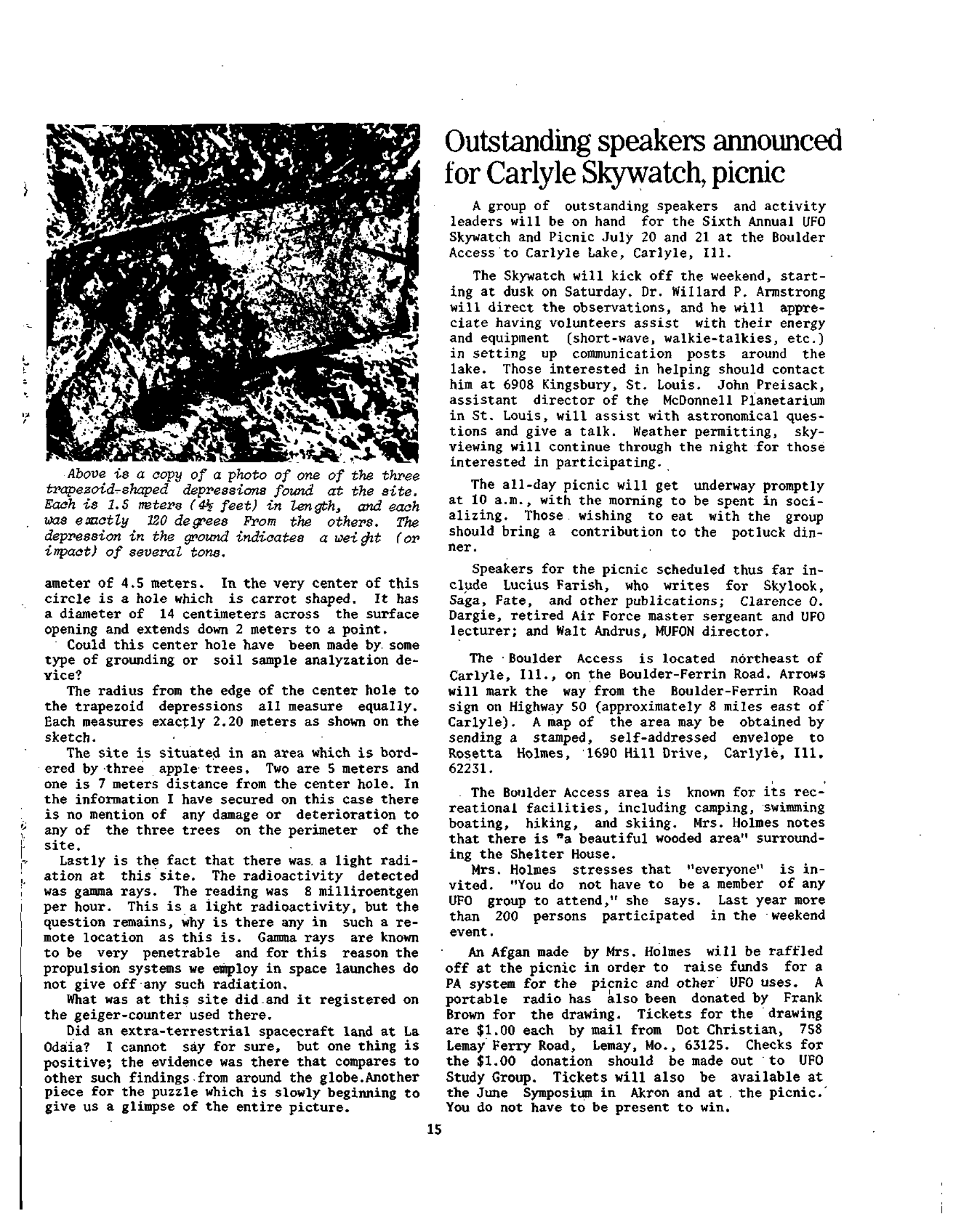 Mufon Ufo Journal 1974 6. June Skylook