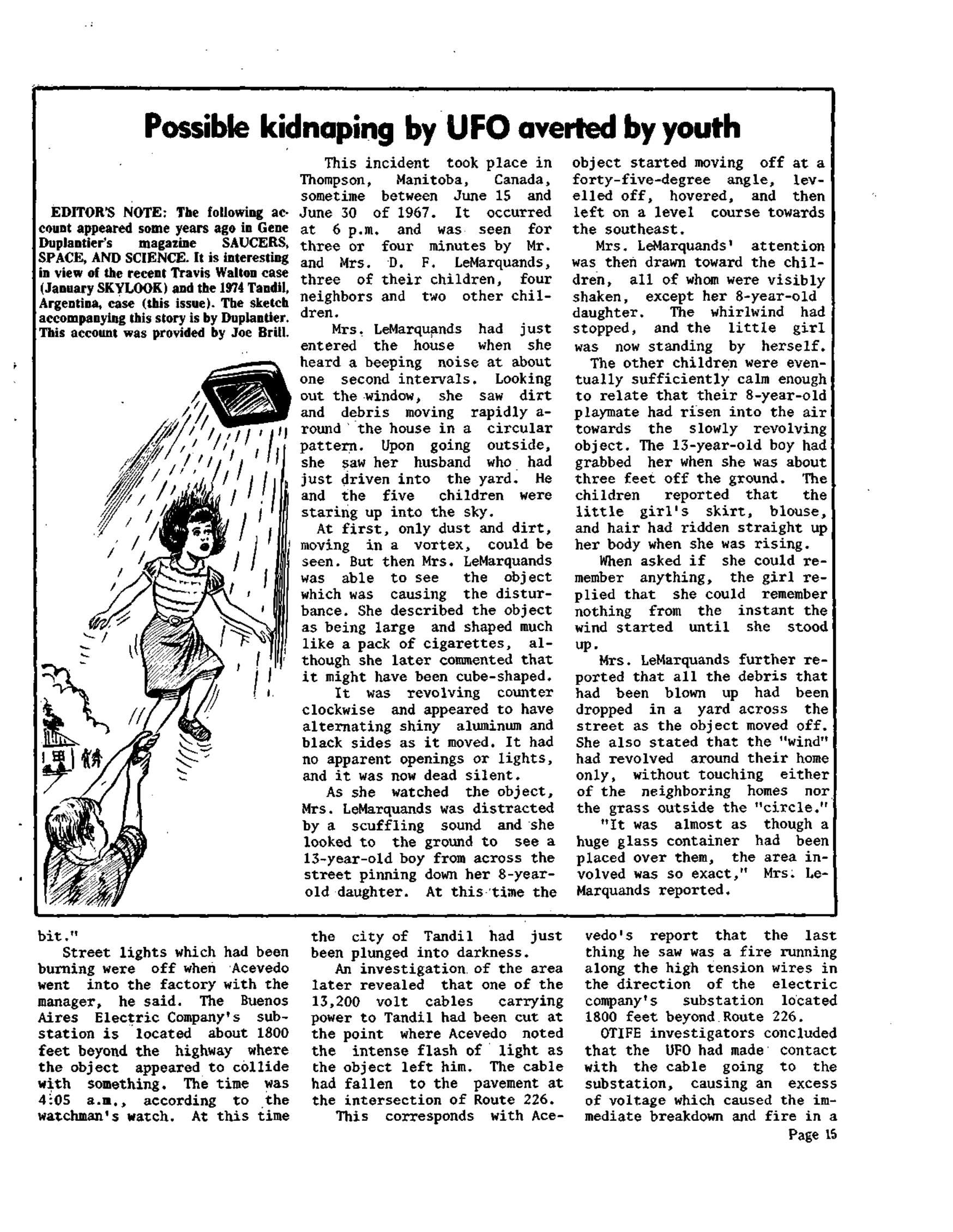 Mufon Ufo Journal 1976 1. January Skylook