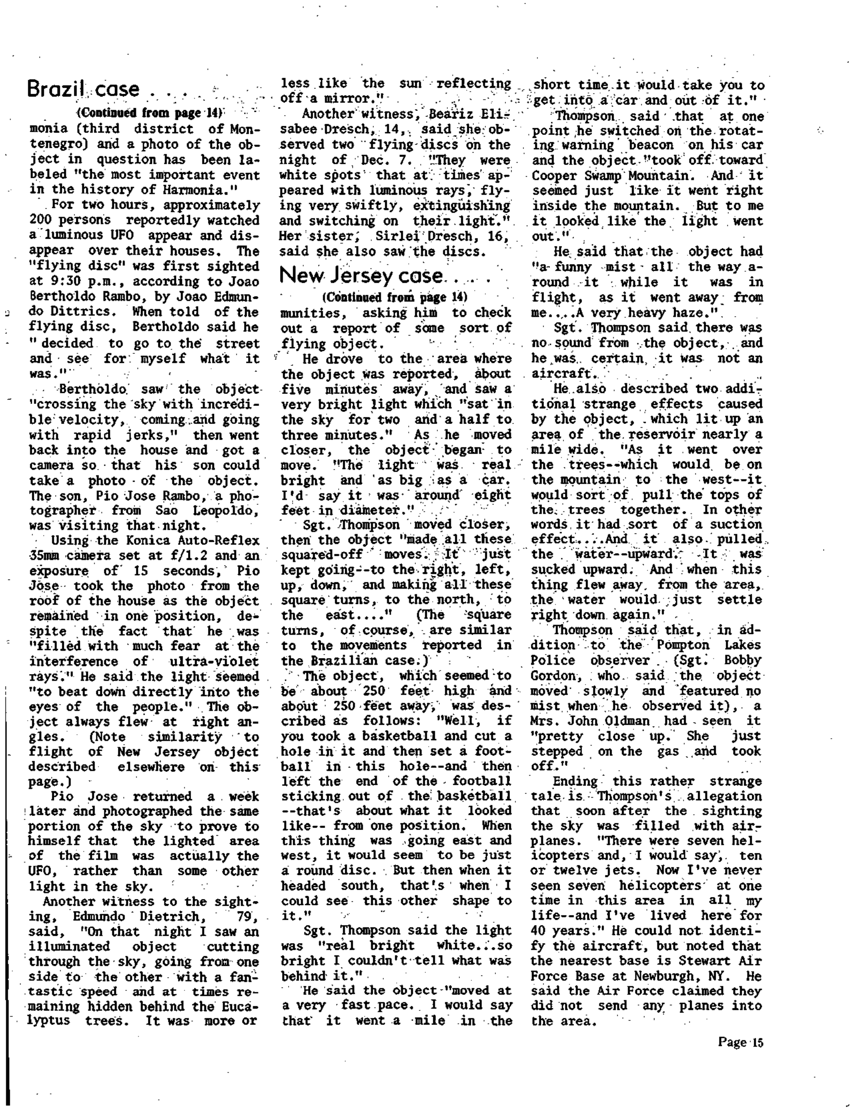 Mufon Ufo Journal 1976 5. May Skylook