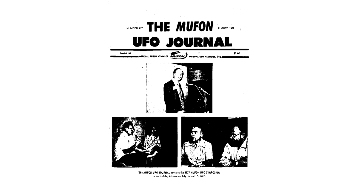 MUFON UFO Journal 1977 8. August