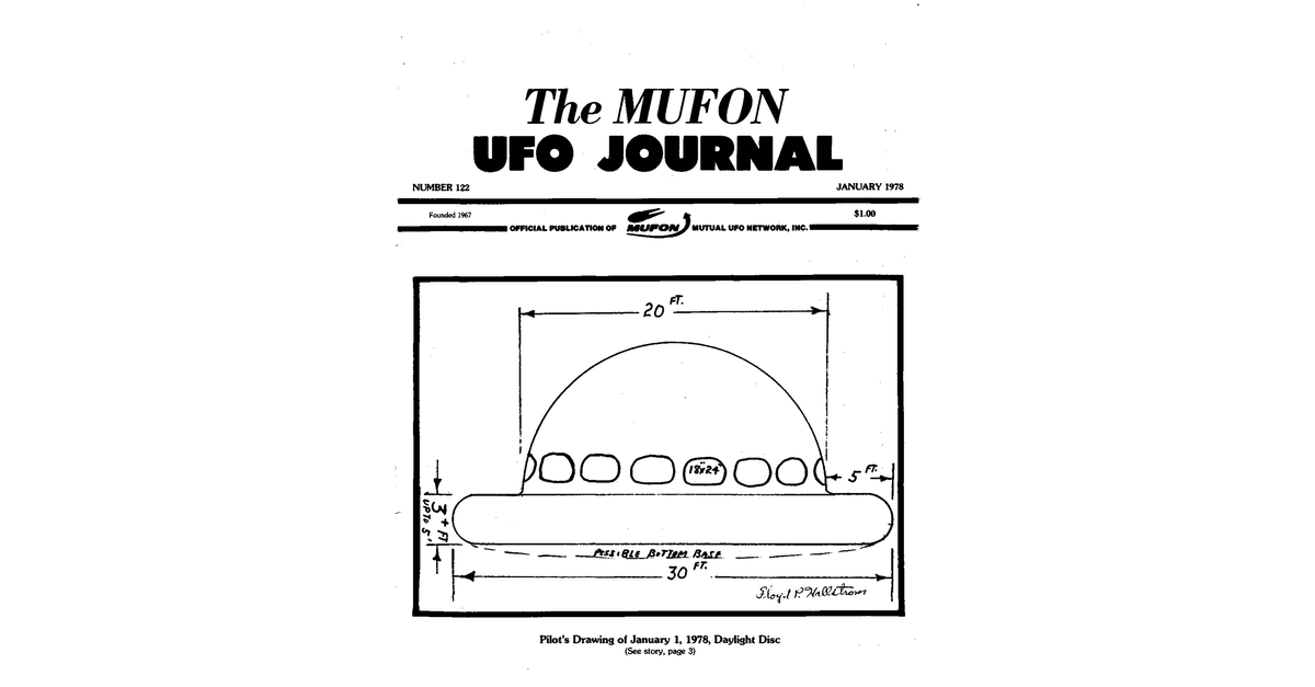 MUFON UFO Journal 1978 1. January