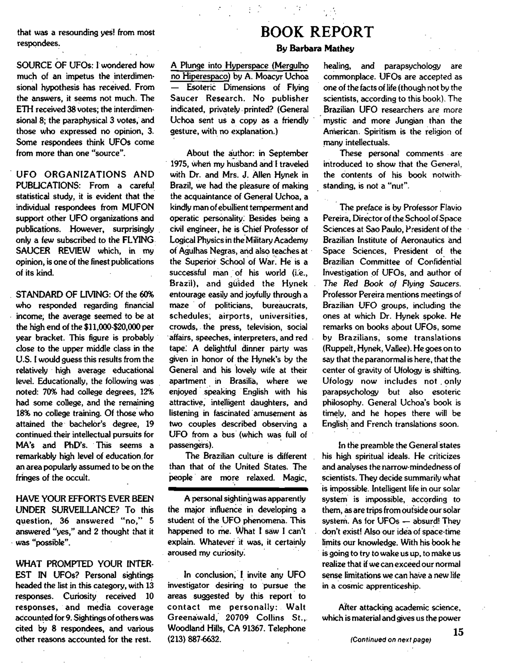 Mufon Ufo Journal 1978 4. April